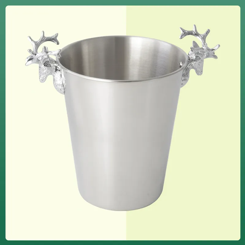 Evergreen engraved ice bucket stainless steel Supply for kitchen 5