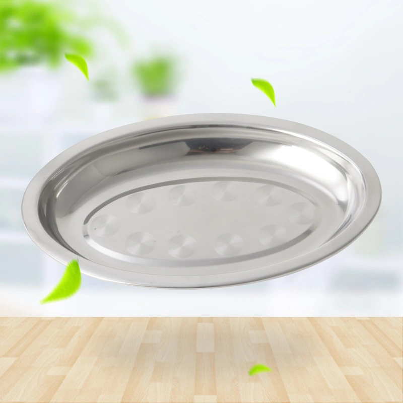 Stainless Steel Thicken Egg Plate With Non-magnetic RGS-PD172 1