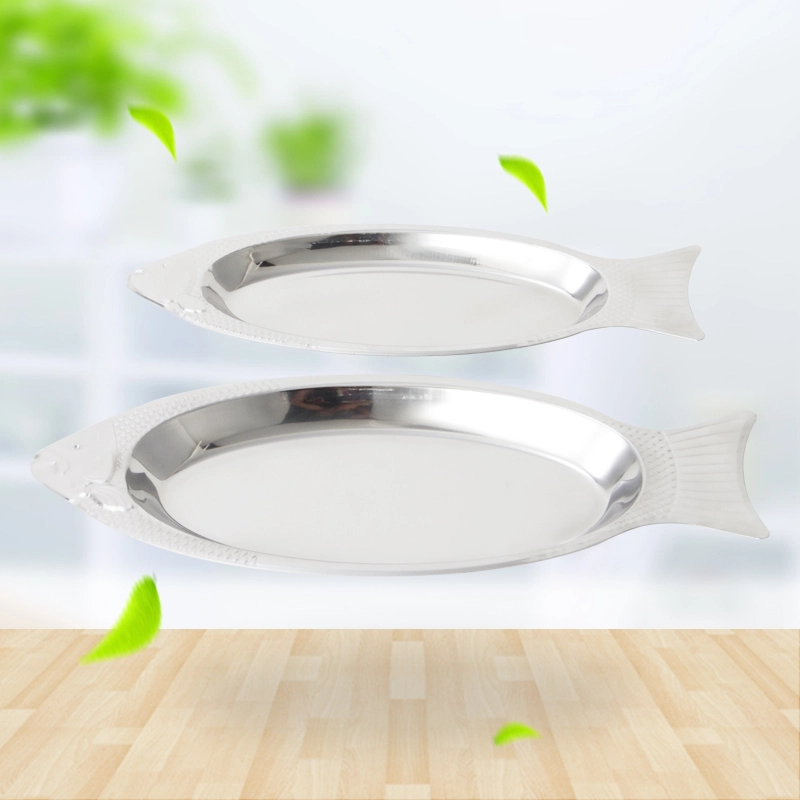 Stainless Steel Fish-shaped Plate 410# RGS-PD178 1