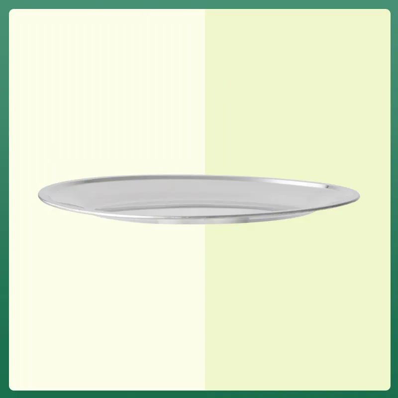 Evergreen stainless steel dining plates for business for cooking 2