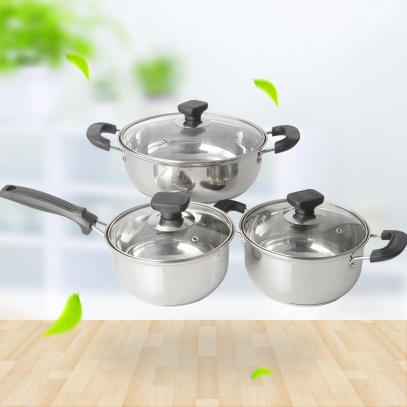 Stainless Steel Cookware Set With Bakelite Handle RGS-R4844-T 1