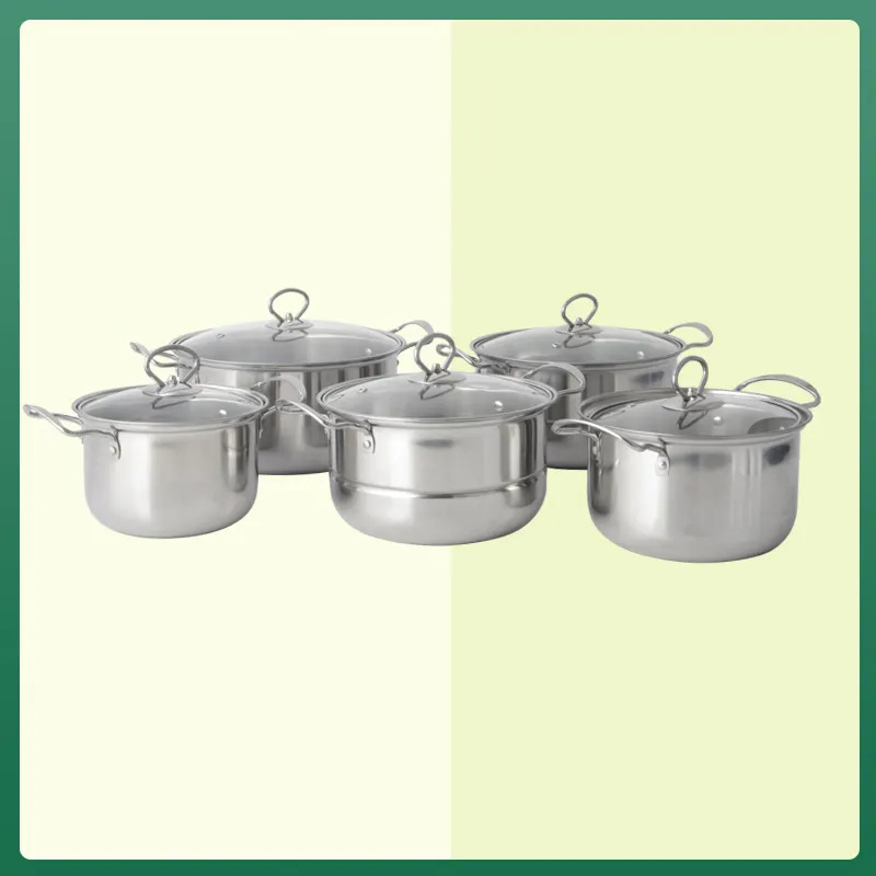 Evergreen Best stainless steel pan set Supply for kitchen 7