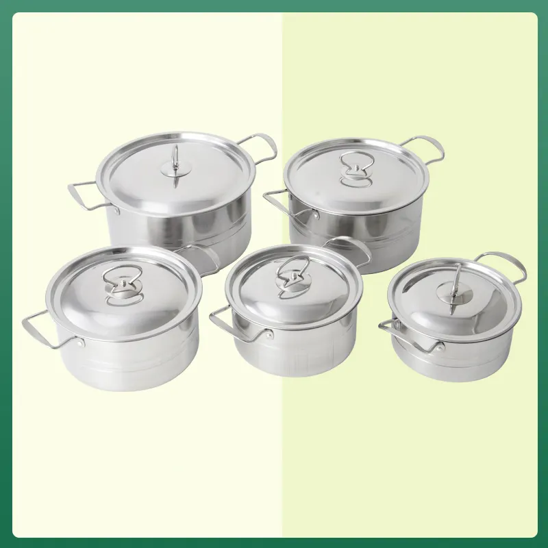 Evergreen stainless steel cooking sets sale factory for kitchen 3