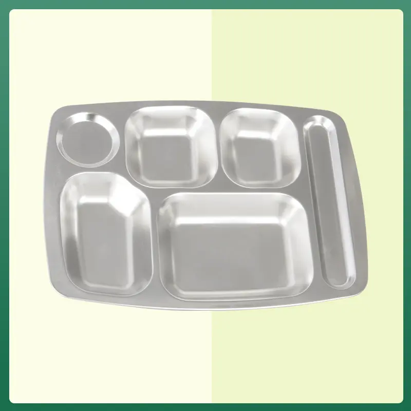 Evergreen Top stainless steel eating plates company for cooking 2