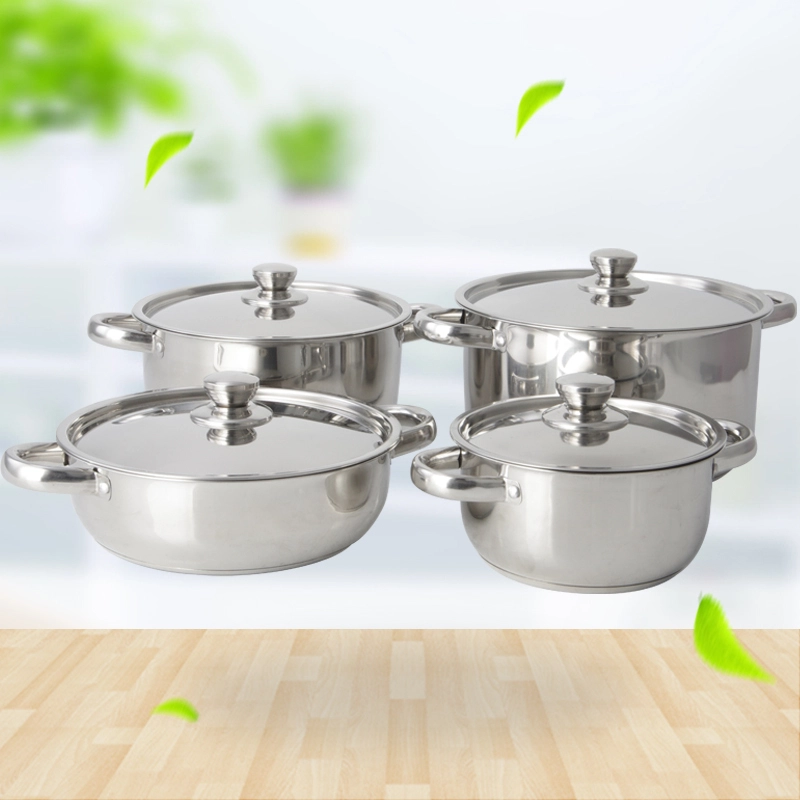 Stainless Steel Stock Pot Eight-piece Set 201# RGS-R4845-T 1