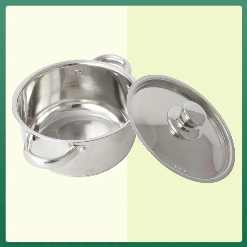 Evergreen stainless pots and pans set manufacturers for kitchen 4