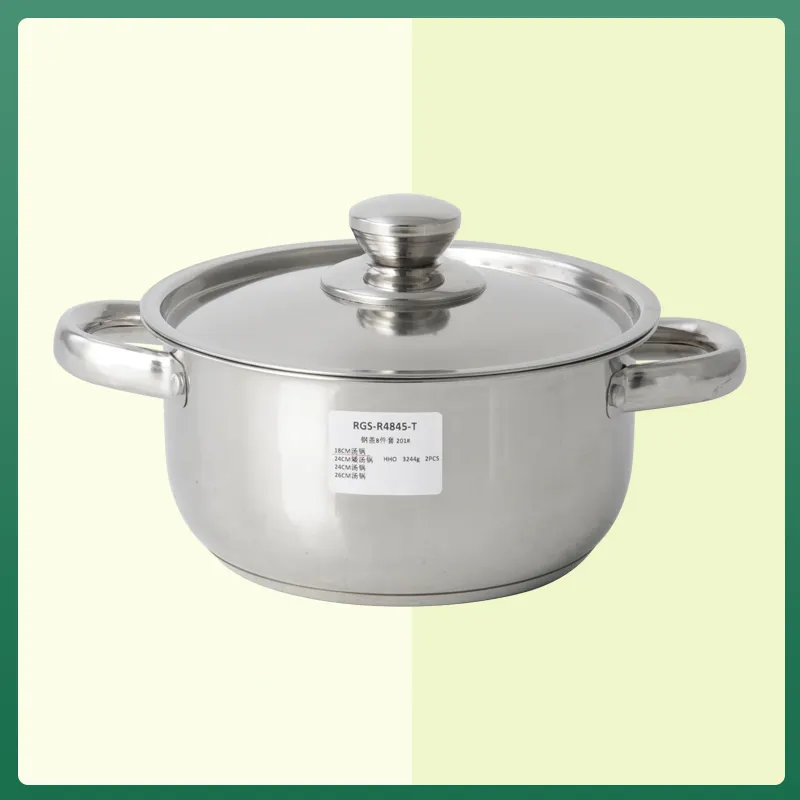 Evergreen stainless pots and pans set manufacturers for kitchen 5