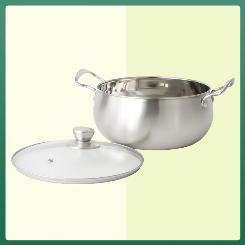 Evergreen Top soup pot stainless steel for business for cooking 4