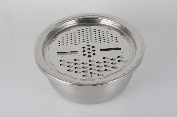 Stainless steel SS201  Three piece set  of basin sieve  planer RGS-BM751 1