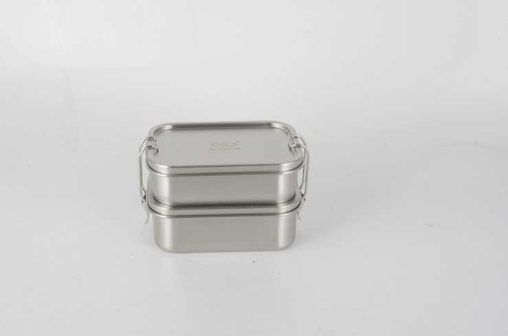 Stainless steel double layer lunch box RGS-GG2523 1