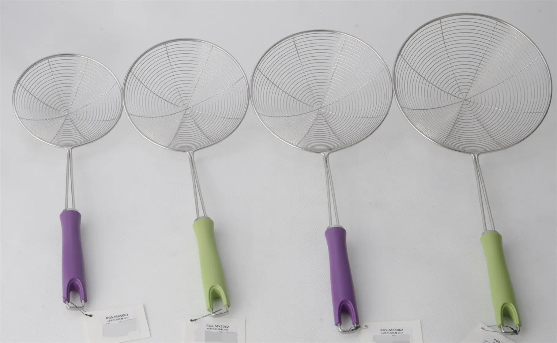Evergreen High-quality stainless steel scoop colander Supply for cooking 2