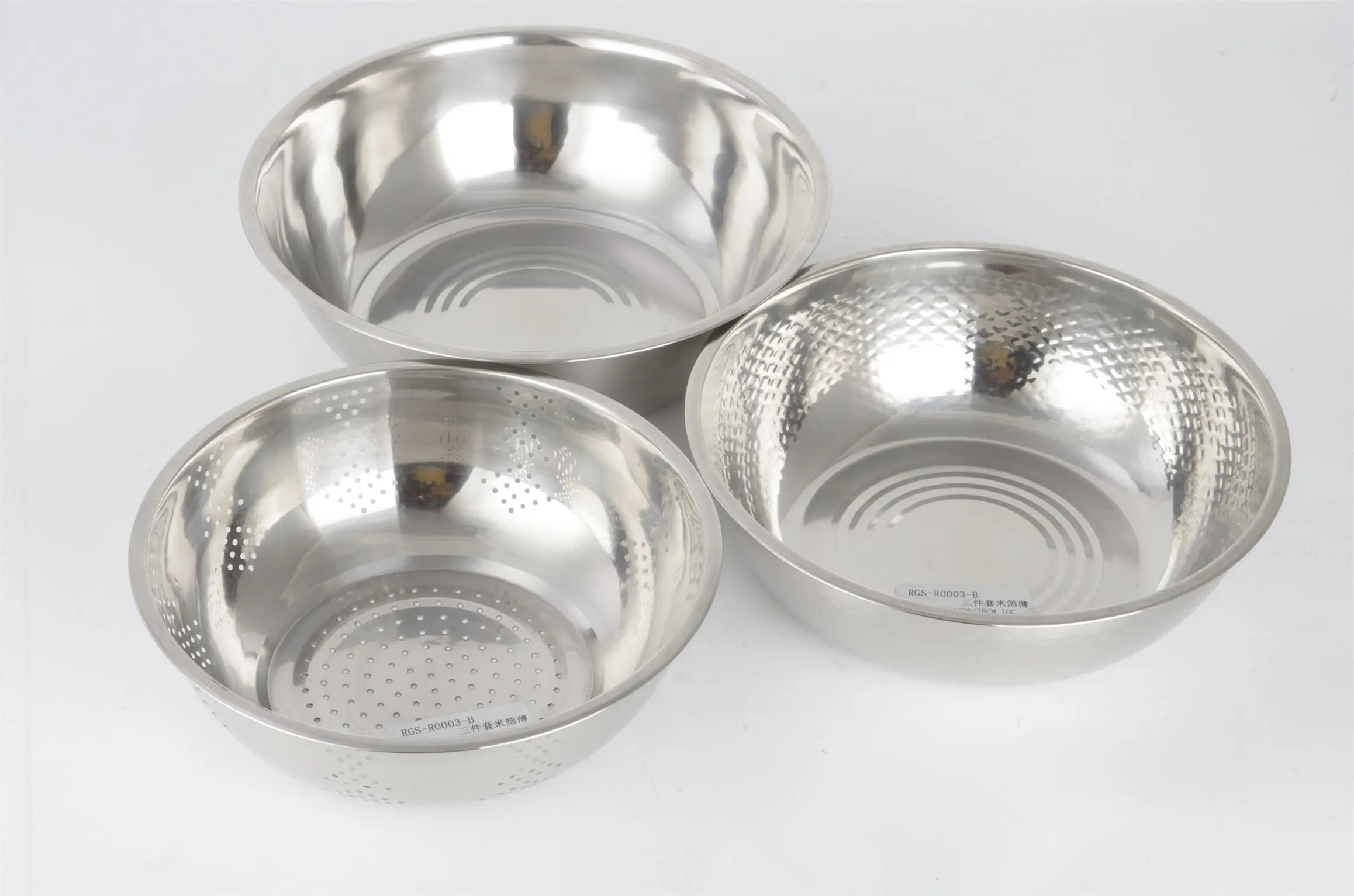 Evergreen stainless colander strainer manufacturers for kitchen 1