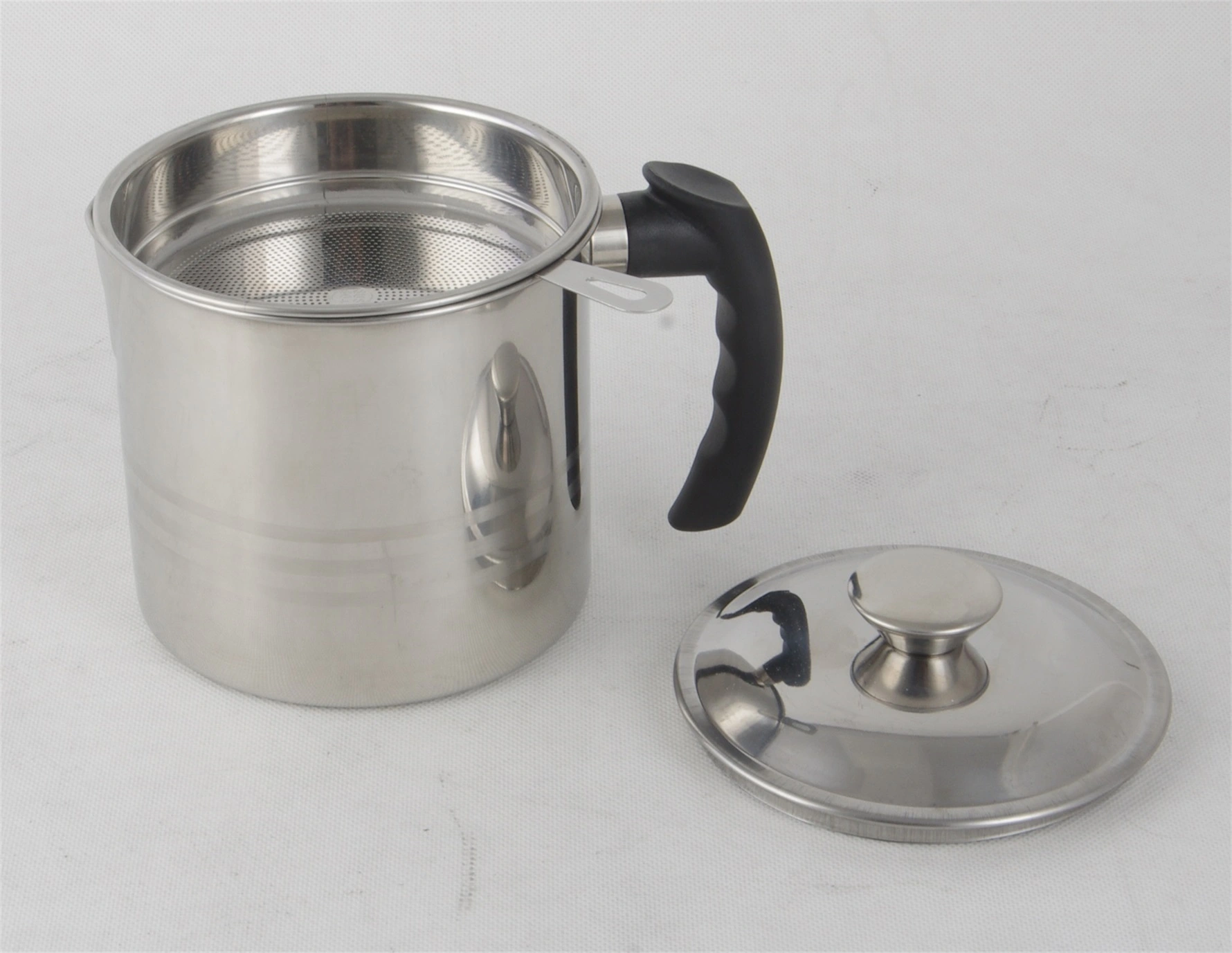 Stainless steel SS201&SS304 1.2L oil cup with plastic handle RGS-FY5672 1