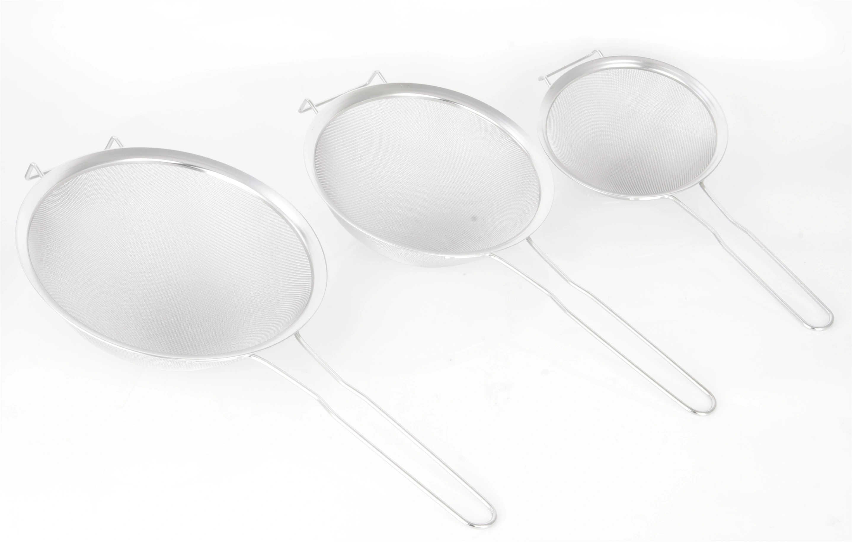Stainless steel SS201 thicken colander spoon with wide ear RGS-MW4461 1
