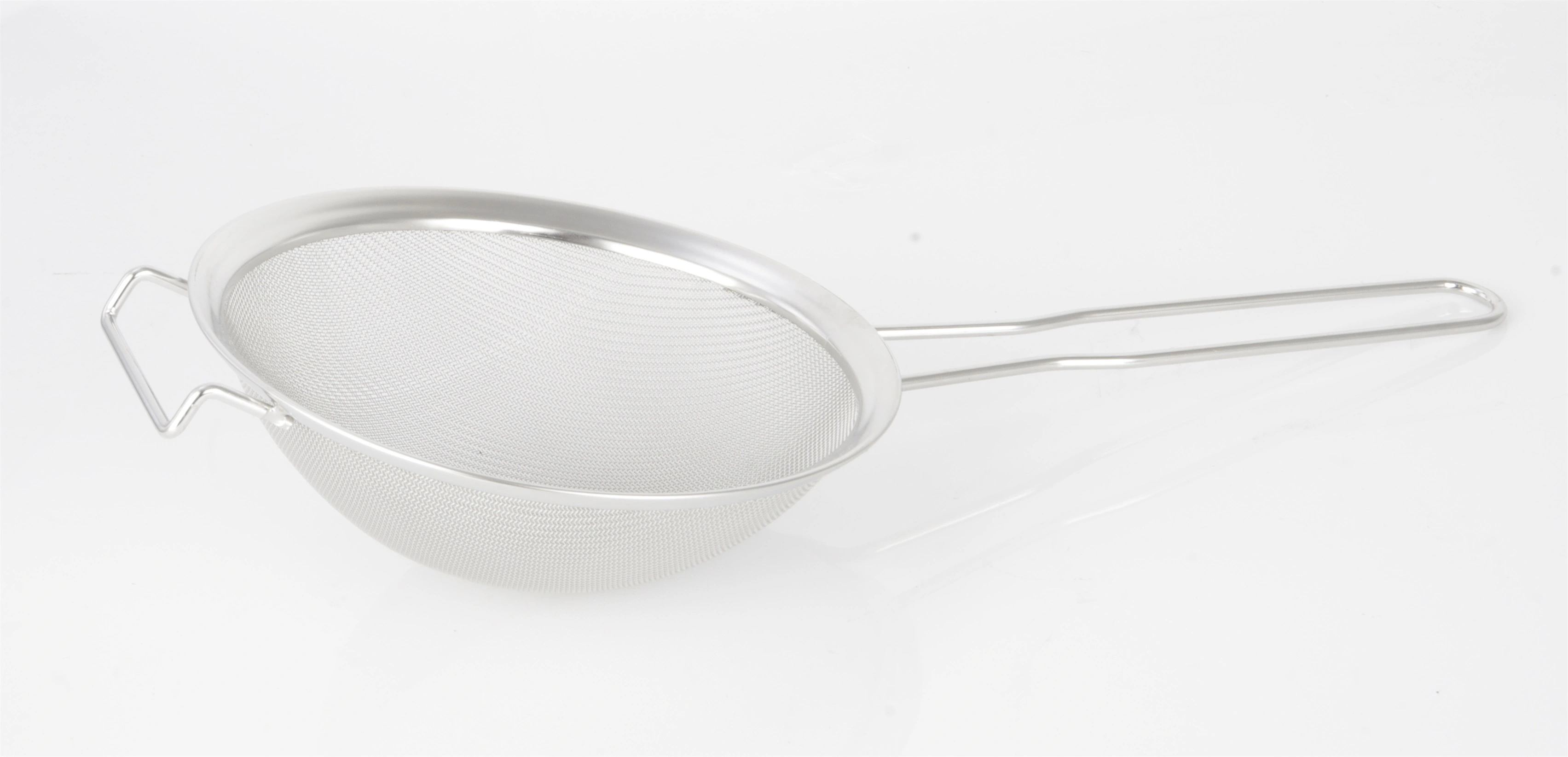 Stainless steel SS201 thicken colander spoon with curved ear MW4463 1