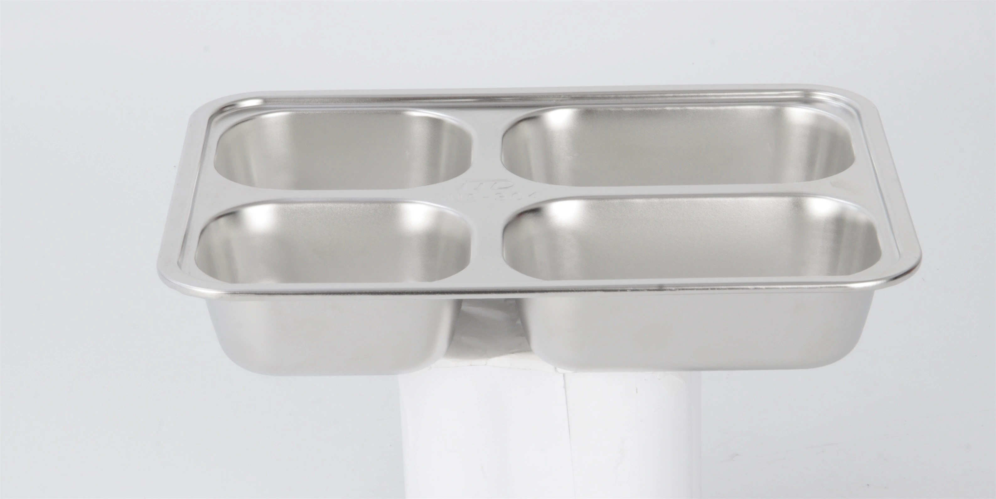 Stainless steel SS304 lunch box 22*16*3.7cm RGS-GC316 1