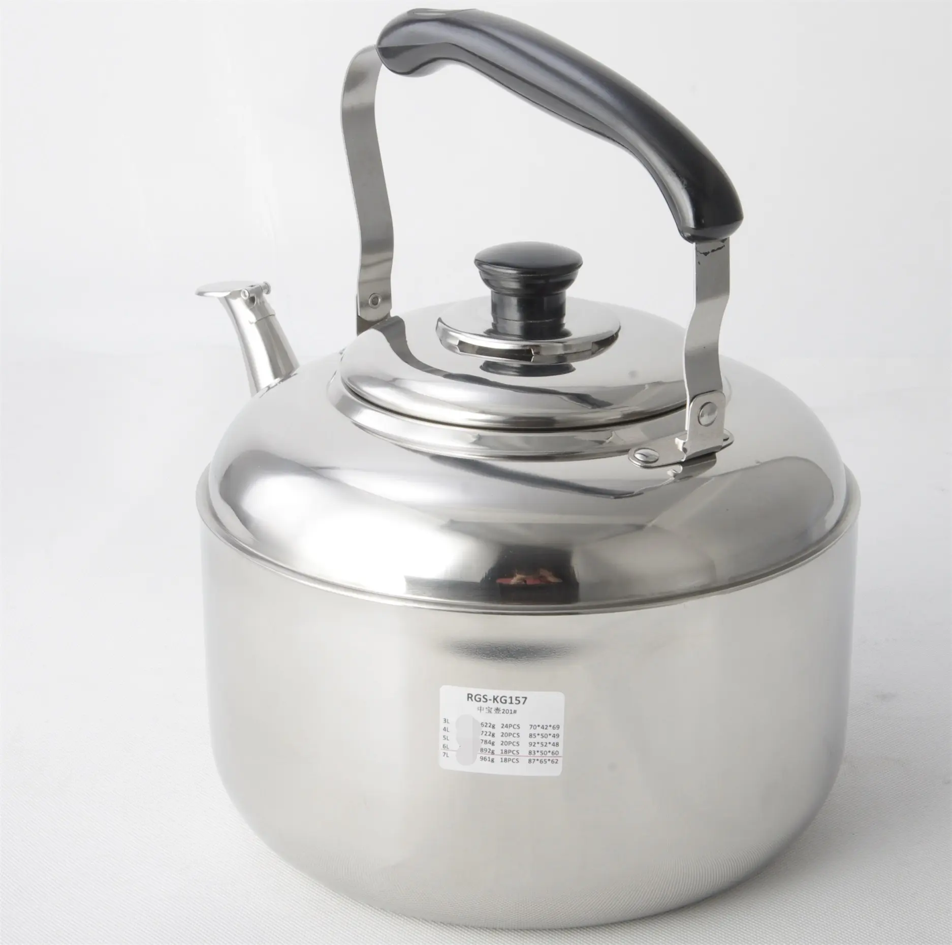 Evergreen stainless steel kettle factory for kitchen 2