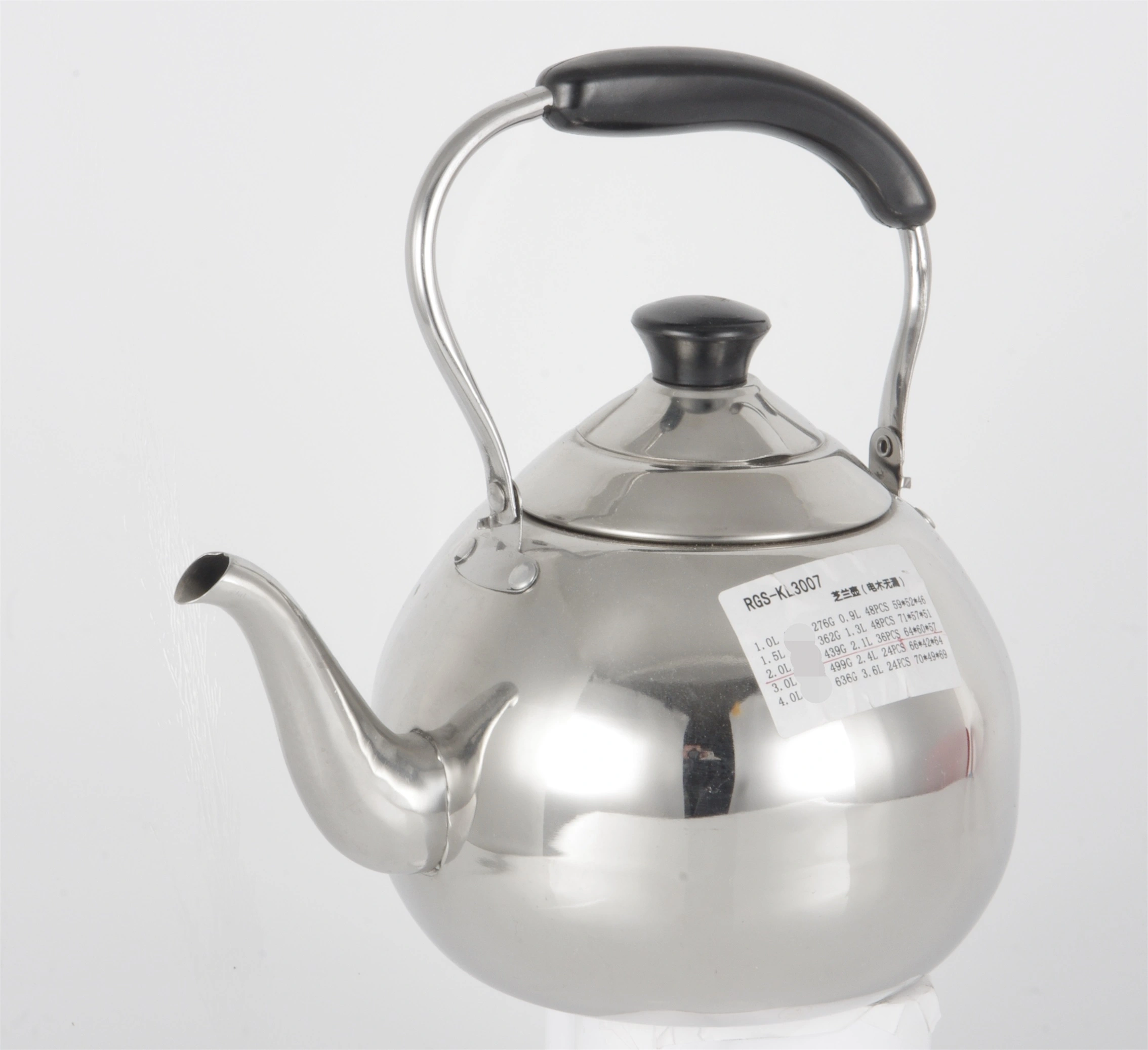 STAINLESS STEEL KETTLE WITH BAKELITE HANDLE RGS-KL3007 1