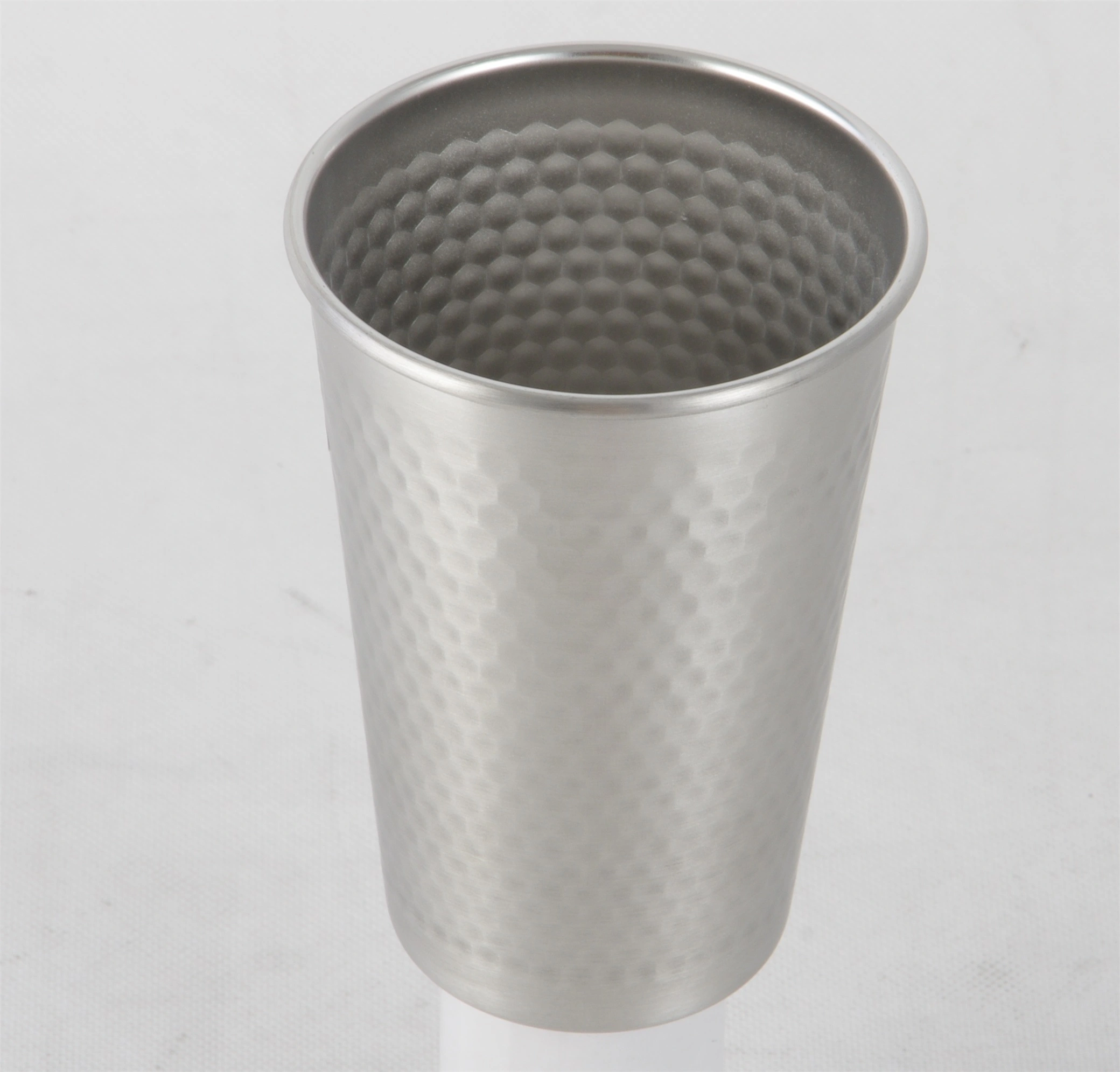 STAINLESS STEEL SS304 BEER CUP,MUG with Hammer pattern RGS-CK1119 1