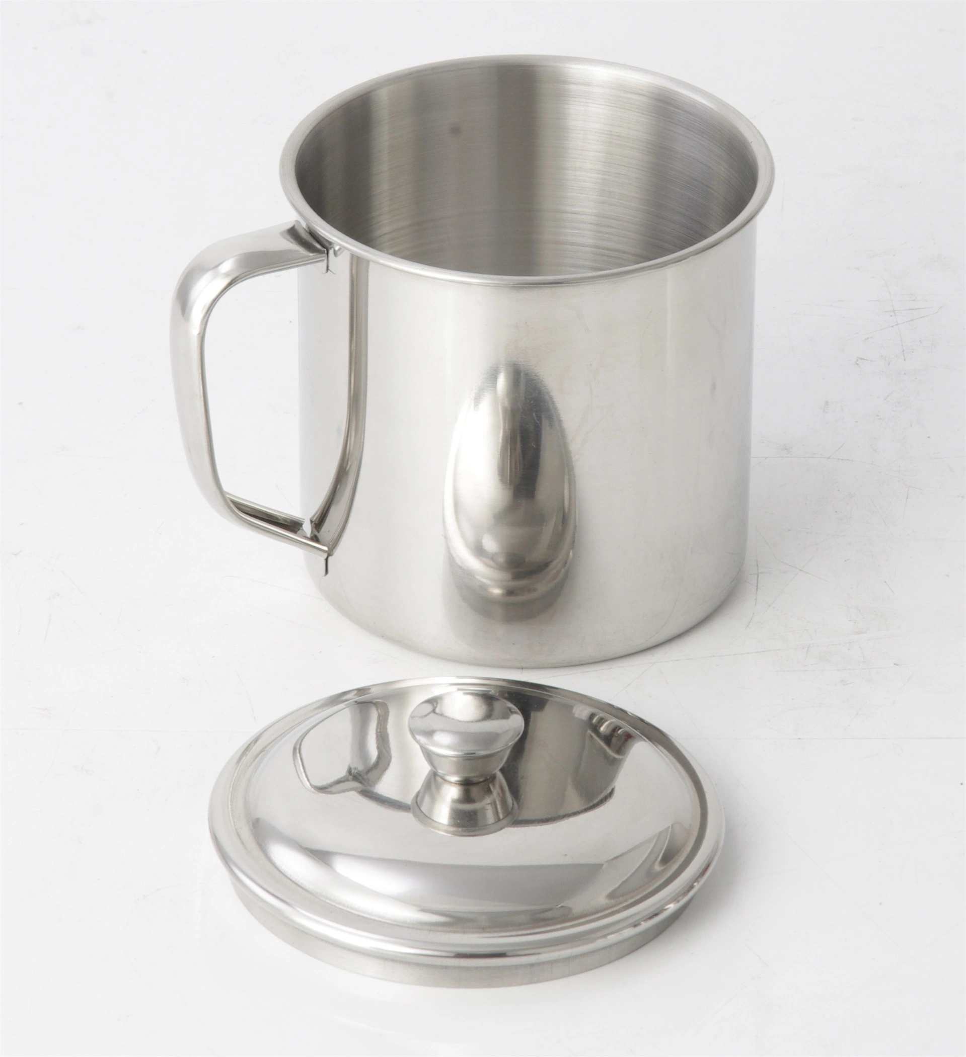 STAINLESS STEEL SS304 CUP WITH STEEL LID RGS-CK2493 1