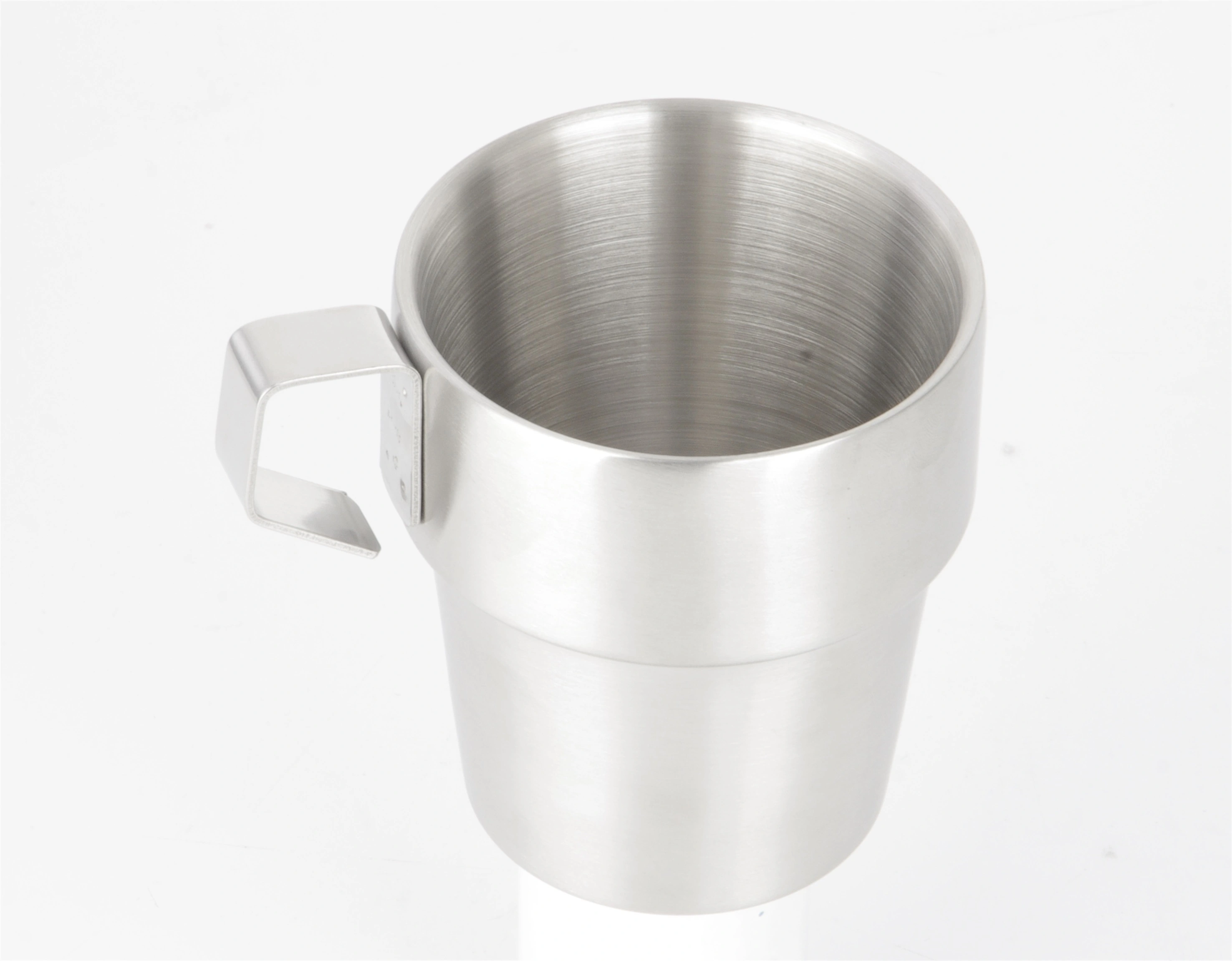 STAINLESS STEEL SS201 COFFEE  MUG WITH STEEL HANDLE   RGS-CK4876 1