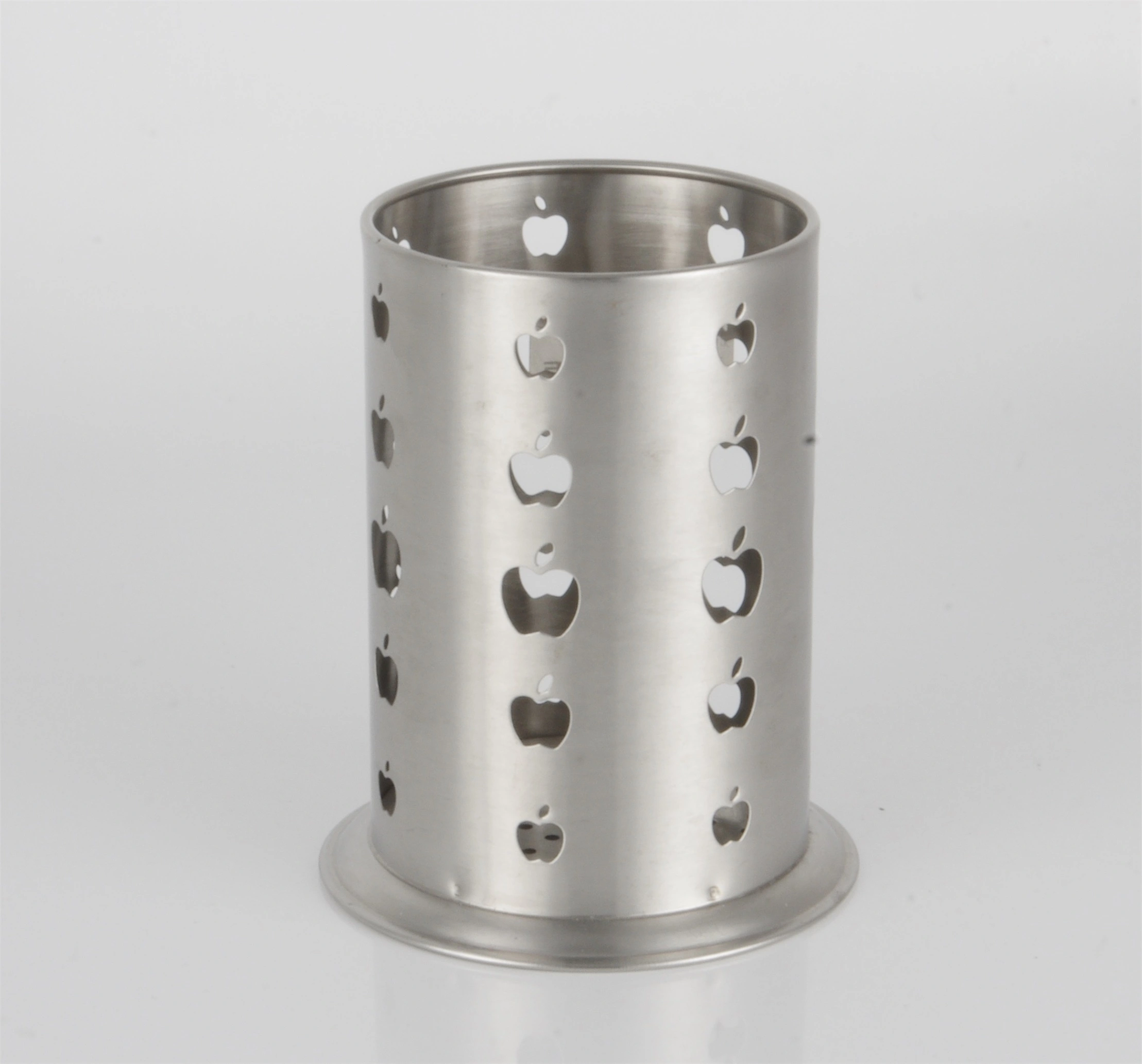 STAINLESS STEEL CHOPSTICK HOLDER WITH HOLE OF APPLE SHAPE RGS-SC-DLC15106 1