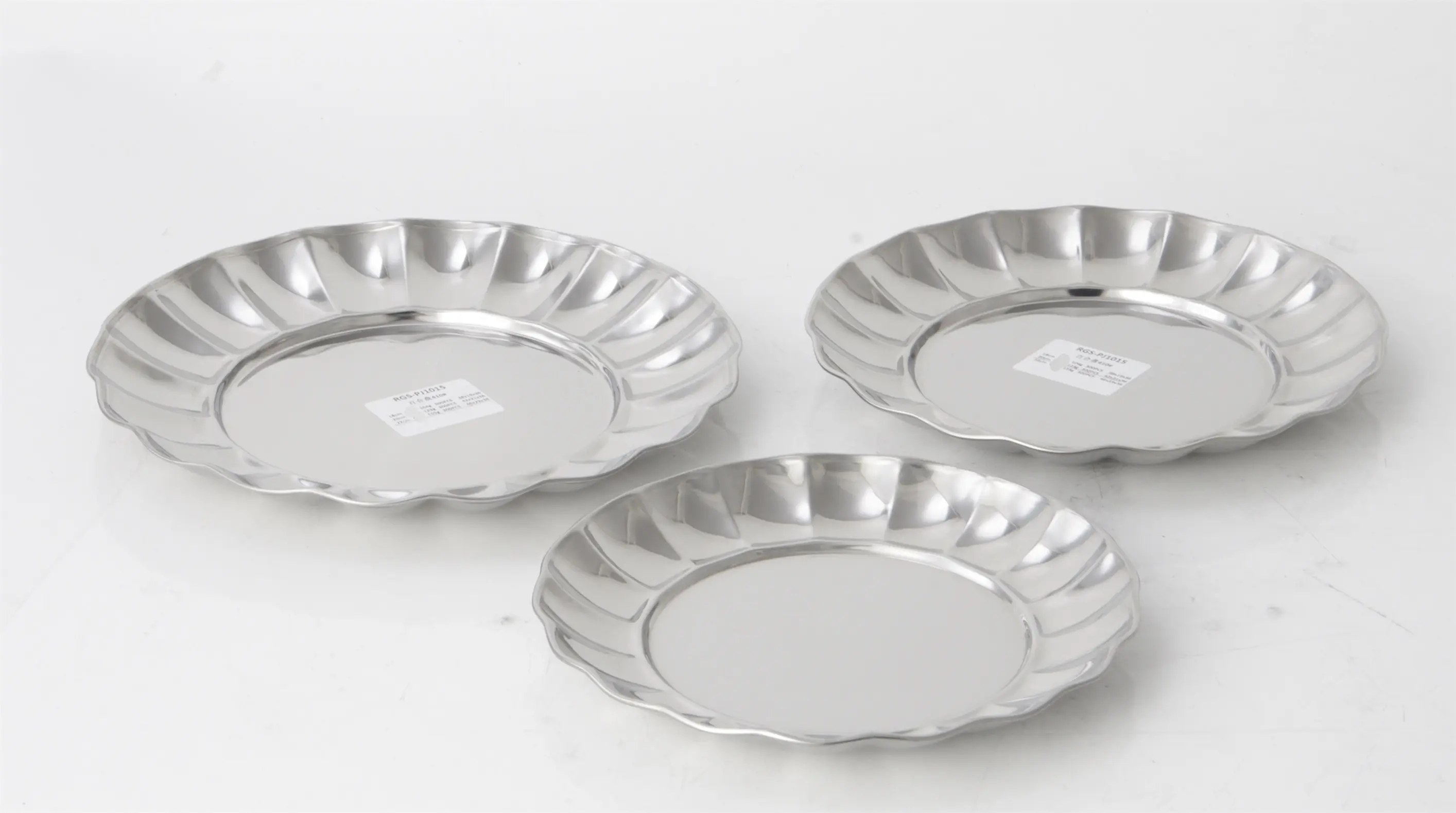 Evergreen New stainless steel dining plates manufacturers for cooking1 1