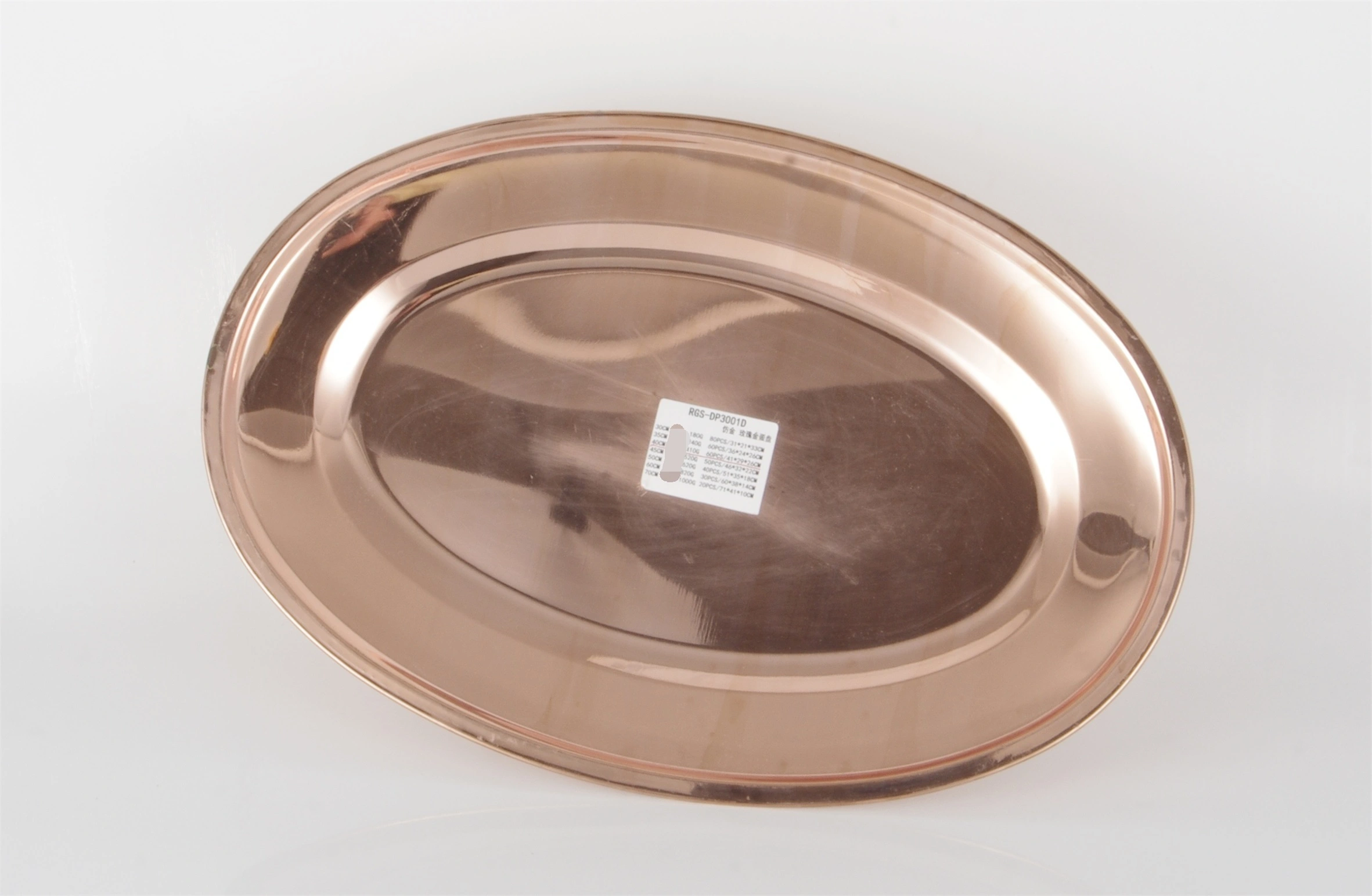 STAINLESS STEEL OVAL PLATE RGS-DP3001-D 1