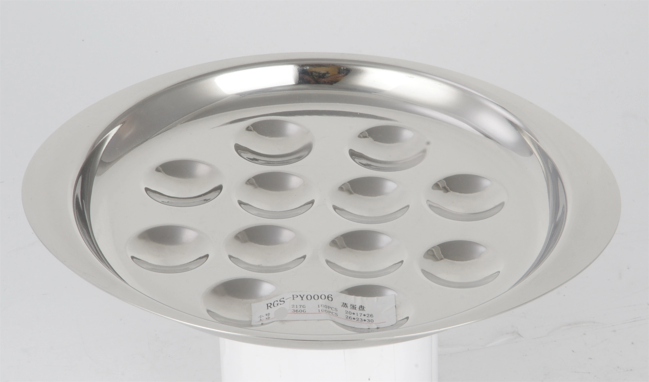 STAINLESS STEEL PLATE FOR STEAMED EGG RGS-PY0006 1