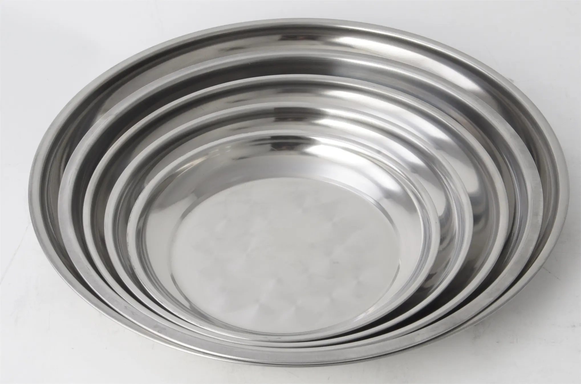 Wholesale stainless steel camping plates Suppliers for kitchen 3
