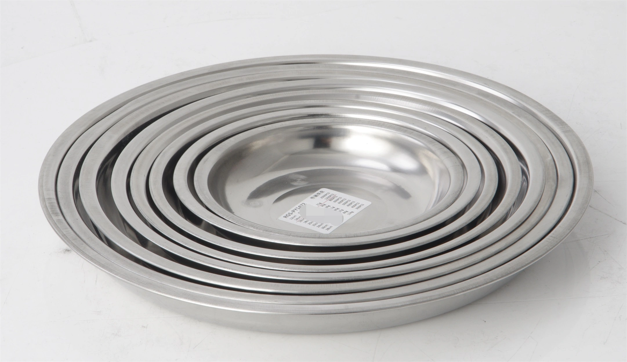 STIANLESS STEEL ROUND PLATE RGS-PY1472 1
