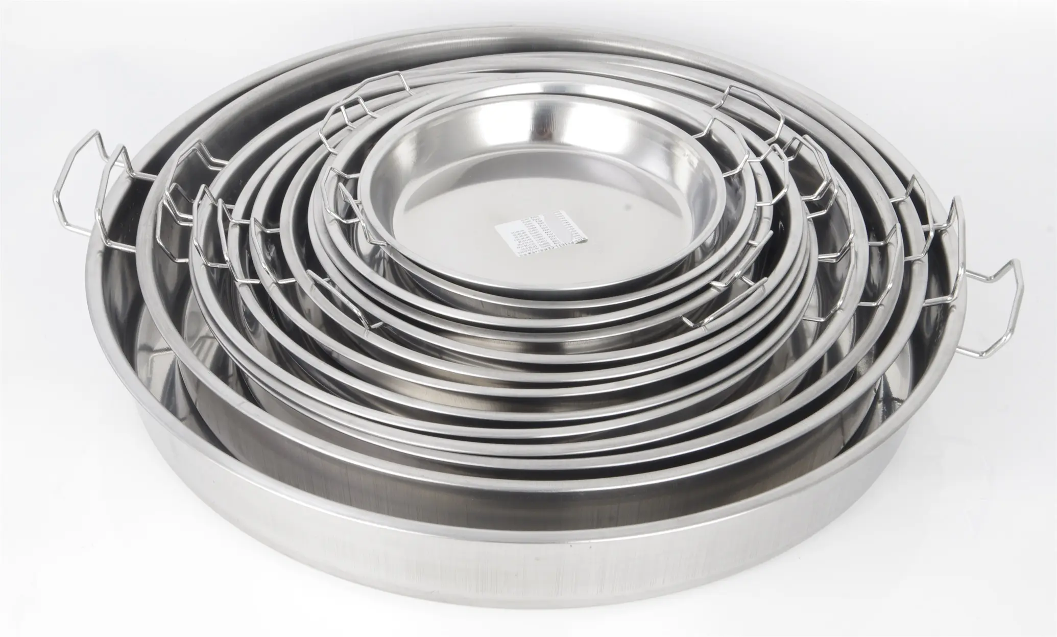 Evergreen Top stainless steel camping plates for business for cooking 2