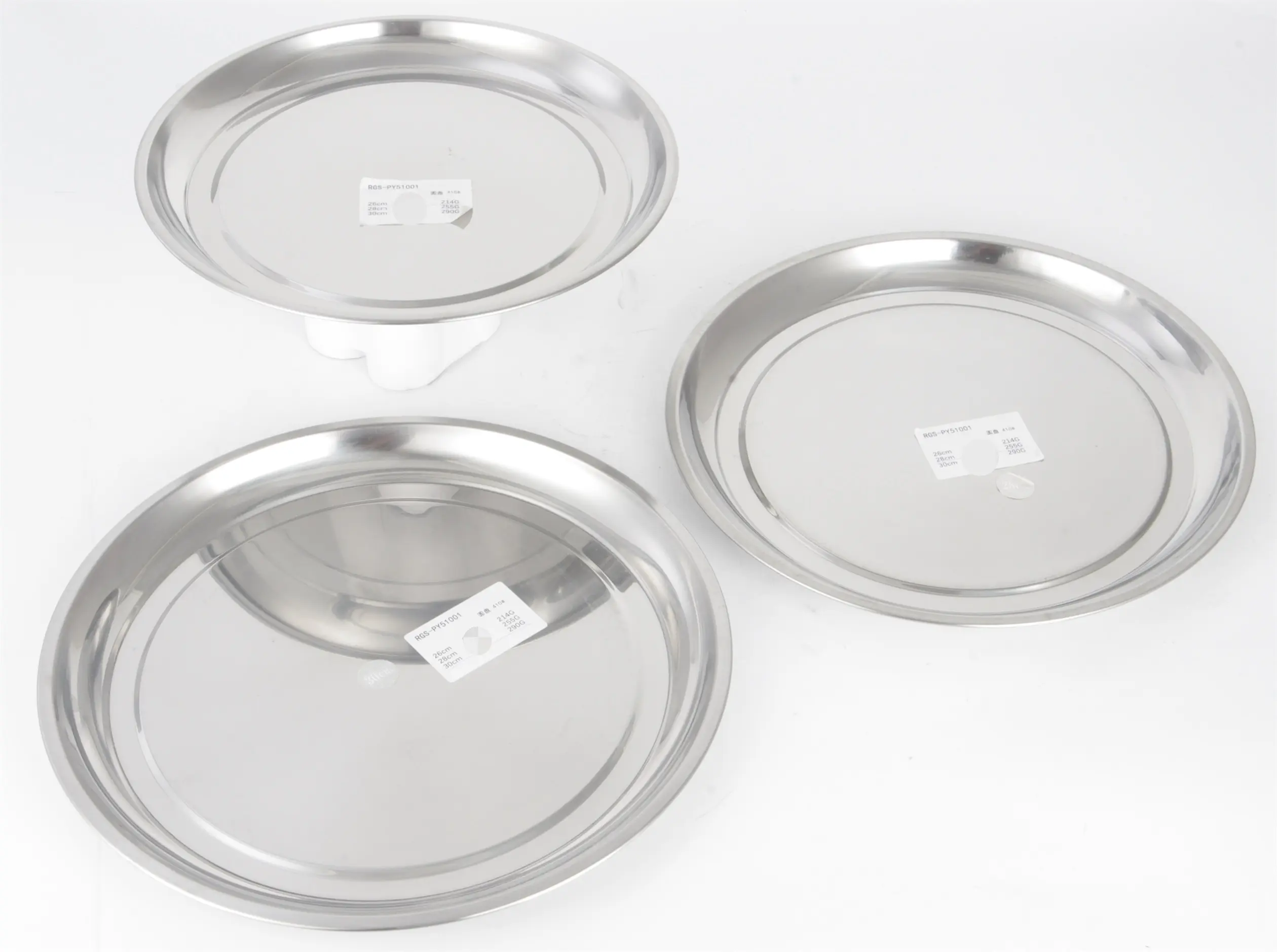 New stainless steel food plates for business for cooking 2