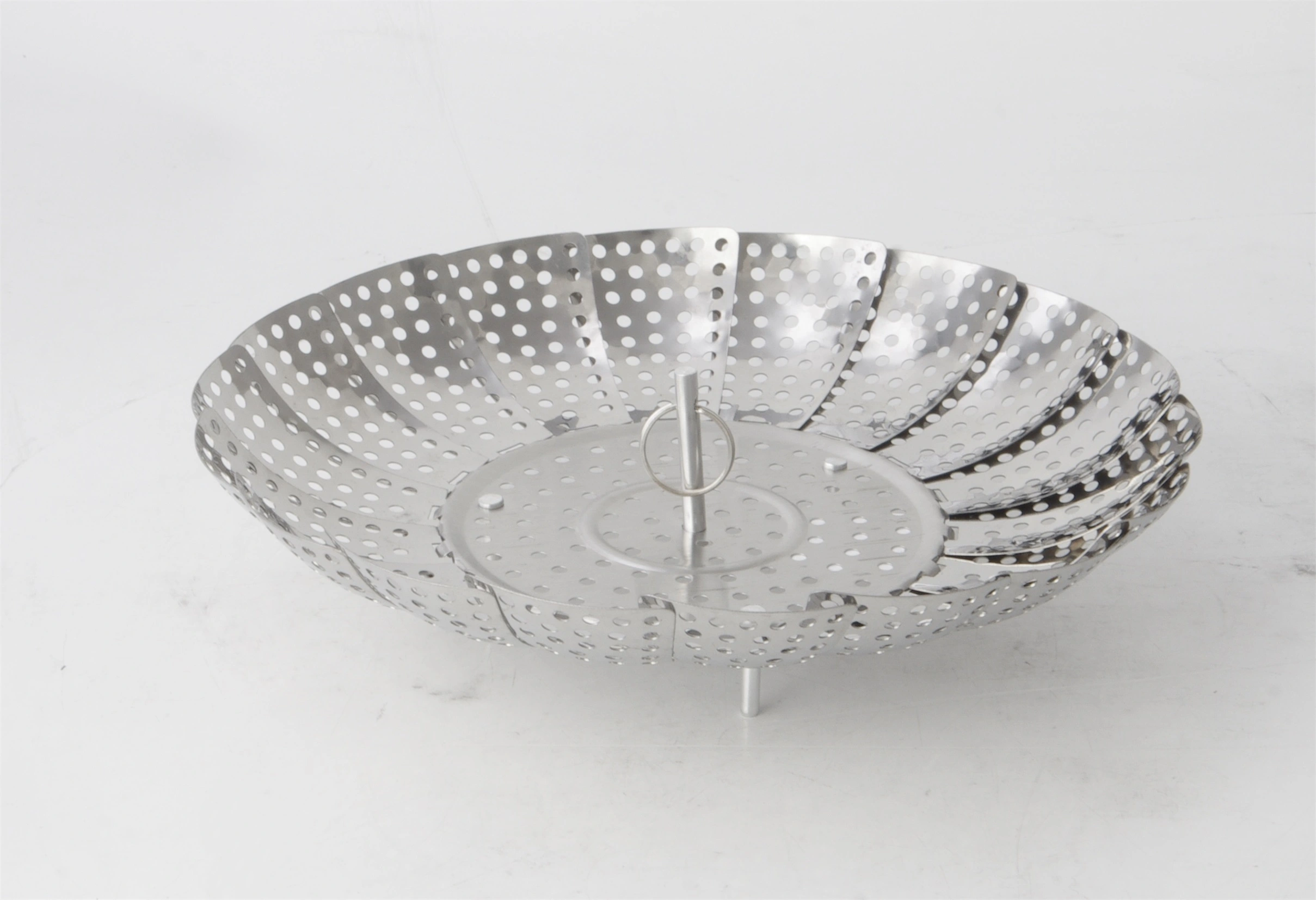 STAINLESS STEEL STEAMING PLATE WITH HANDLE AND FEET RGS-PZ5081 1