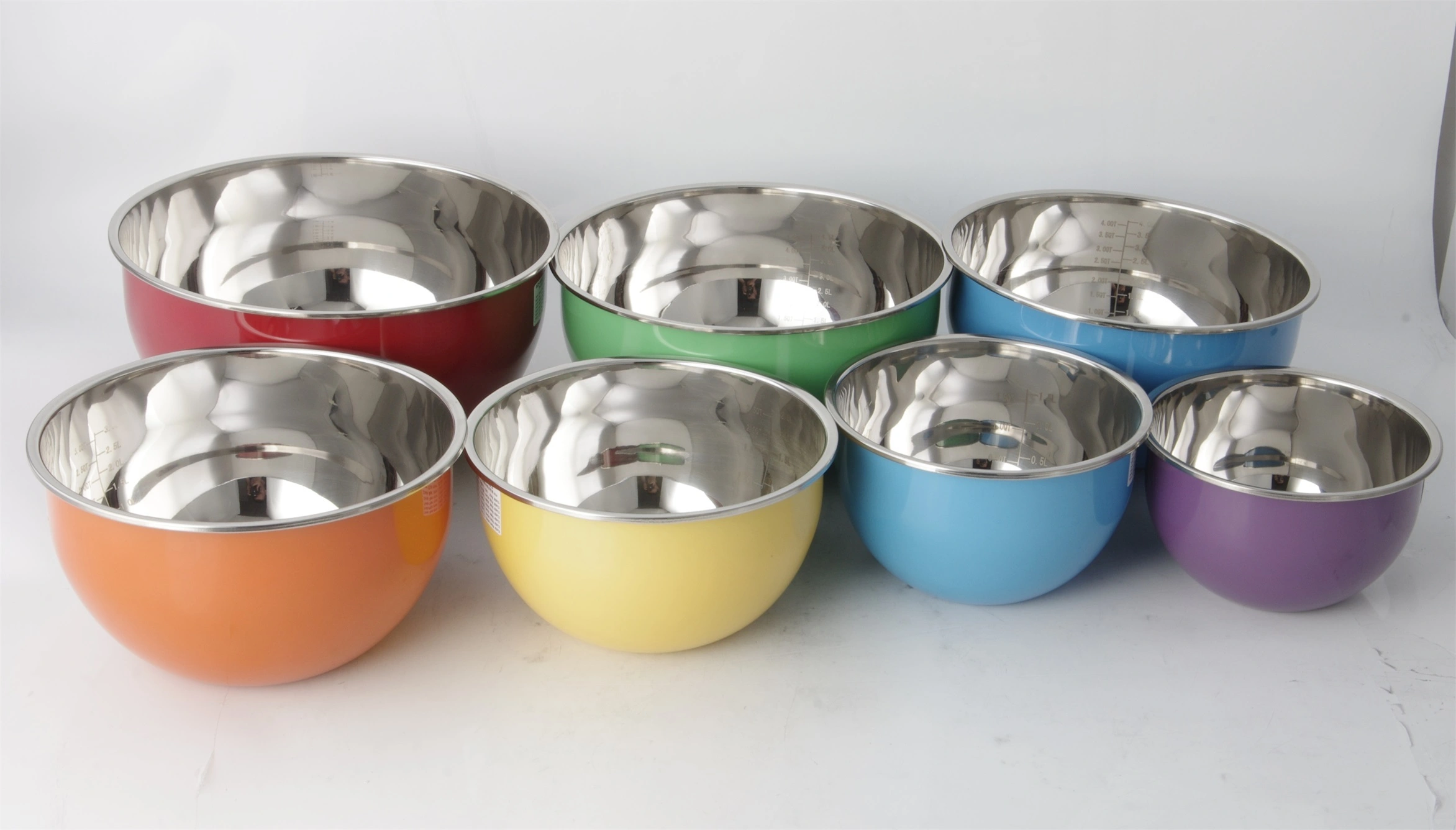 Stainless Steel Salad Bowl (NON LID) SS 201 RGS-WS0120 1