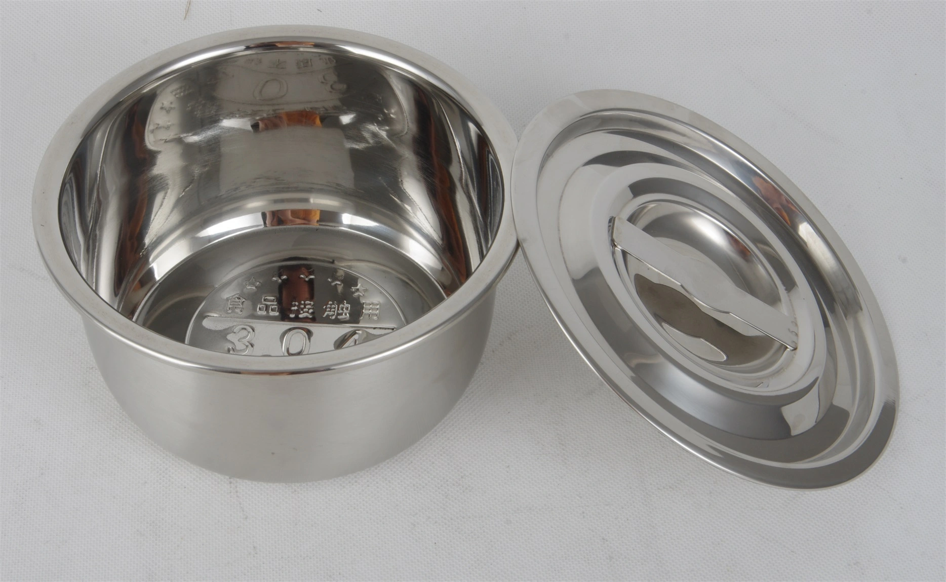 STAINLESS STEEL SS304 BASIN WITH LID RGS-BM5962 1