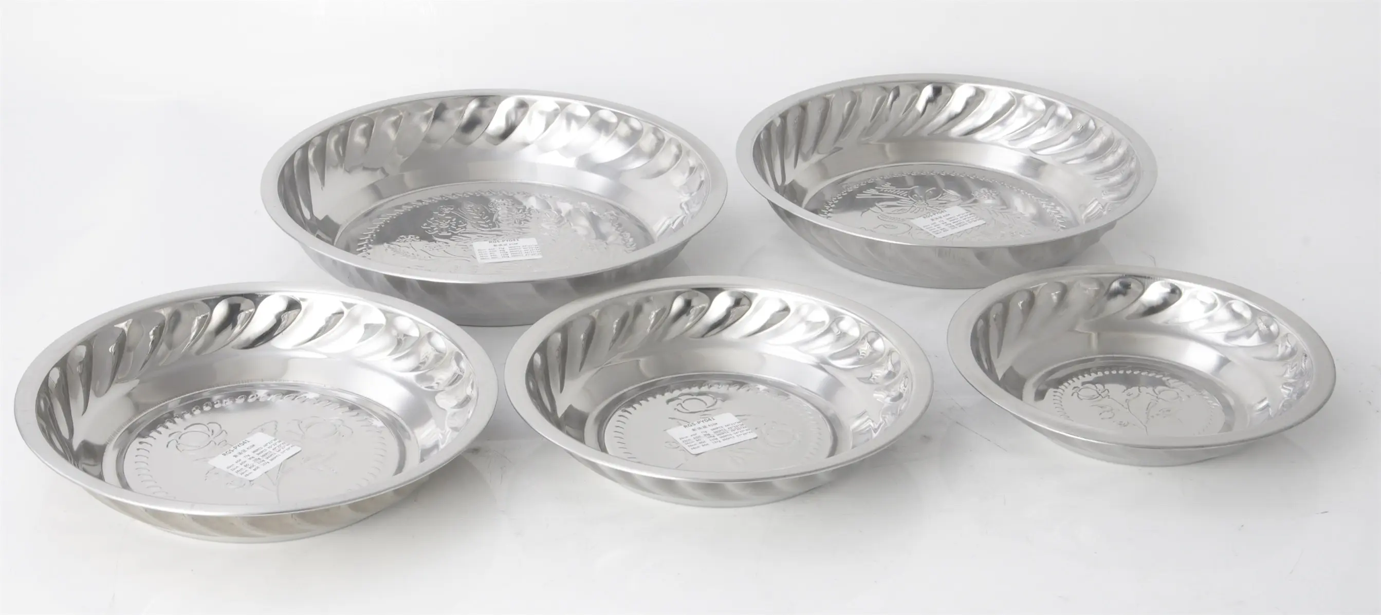 Evergreen stainless steel dishes plates for business for kitchen 2