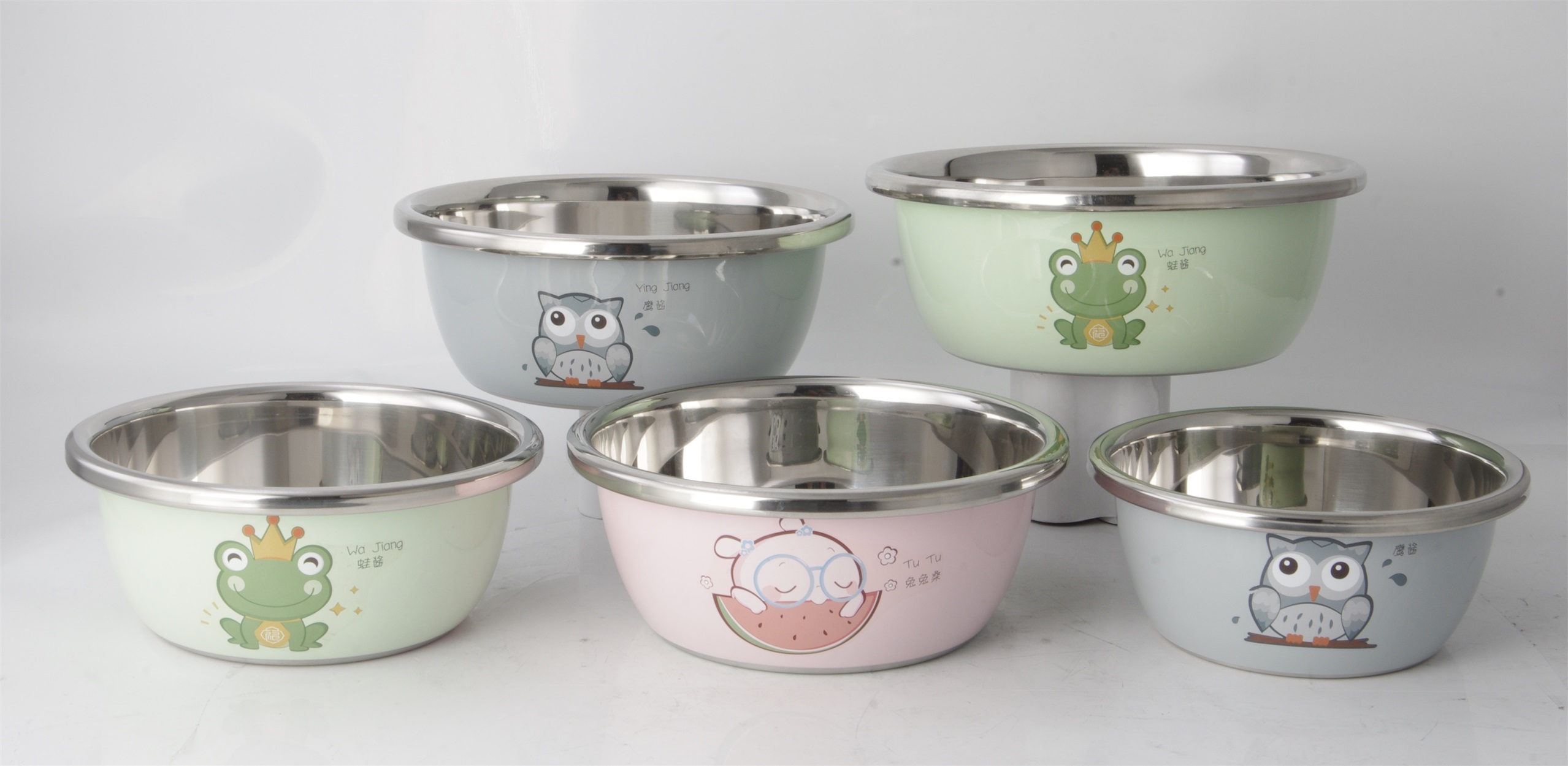 STAINLESS STEEL SPRAY COLOR BASIN(CARTOON PATTERN) RGS-BM4952 2