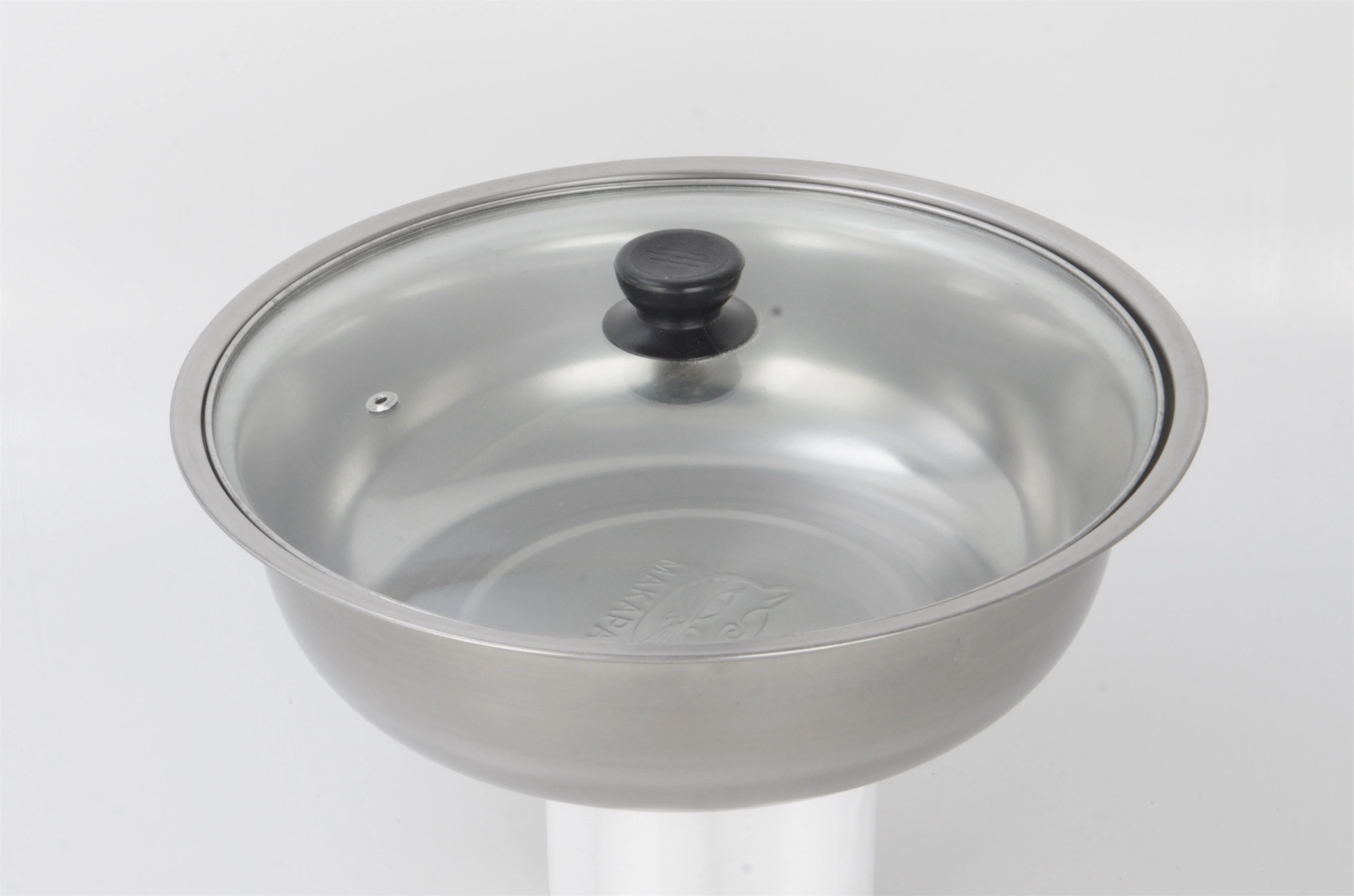 STAINLESS STEEL BASIN WITH GLASS LID  RGS-BM4641 1
