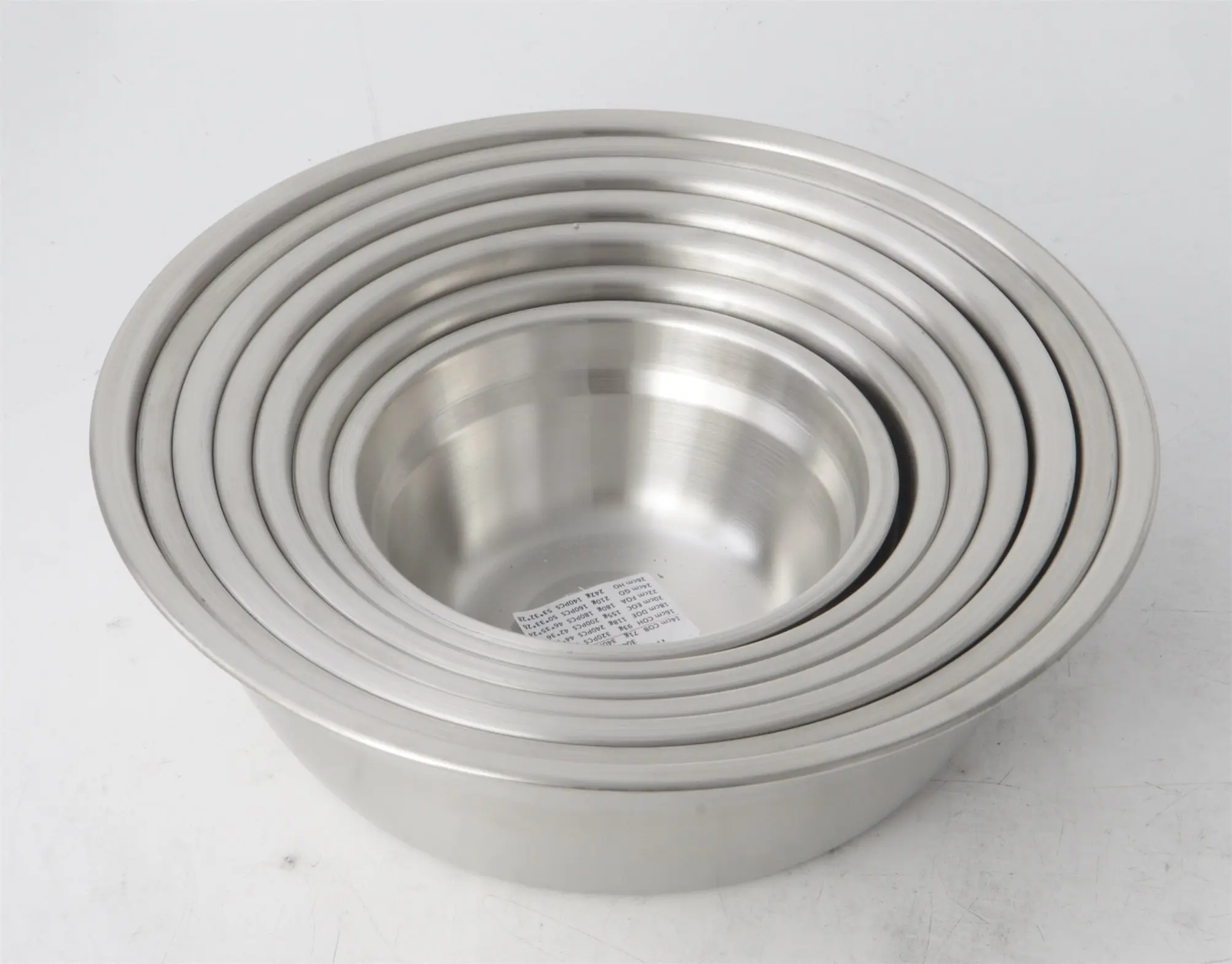 New stainless steel basin bowl Supply for cooking 2