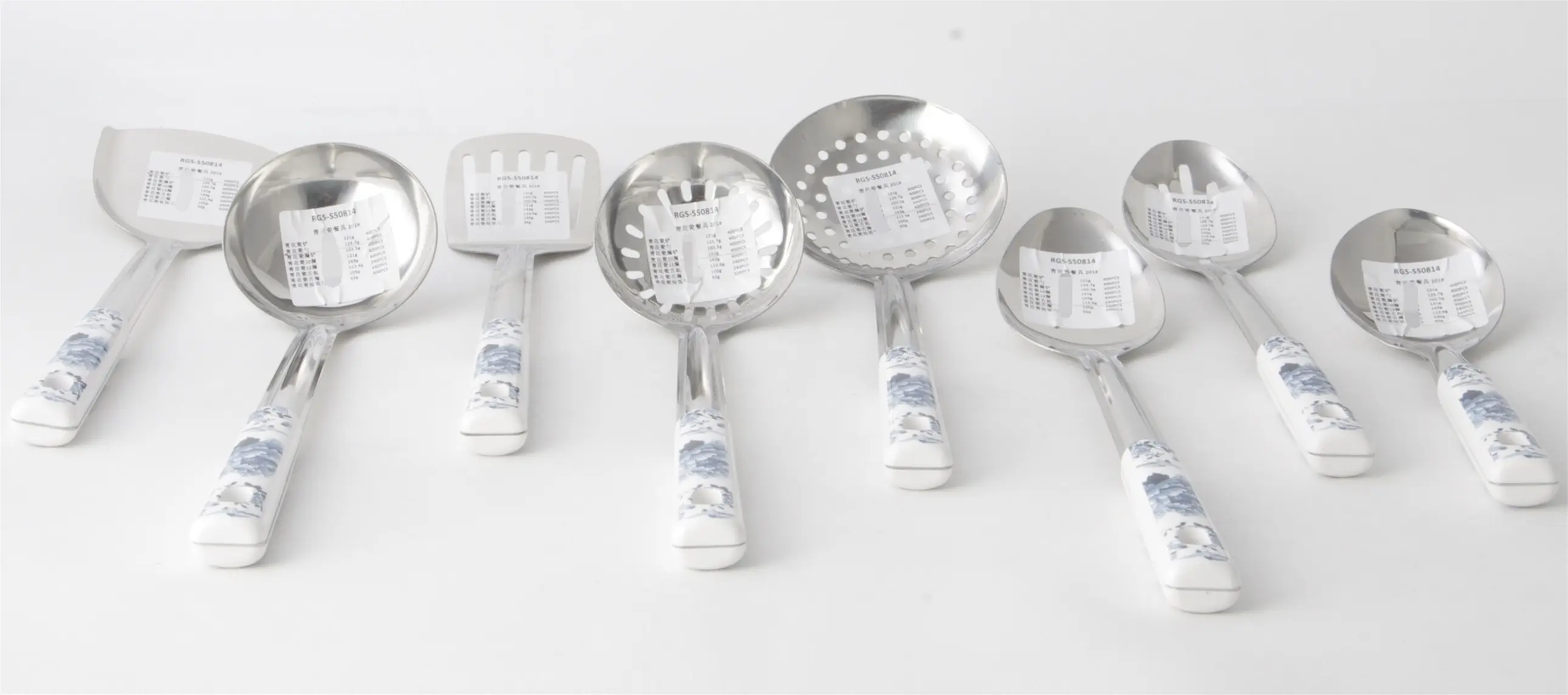 Evergreen Best stainless steel chinese soup spoon Supply for cooking 2