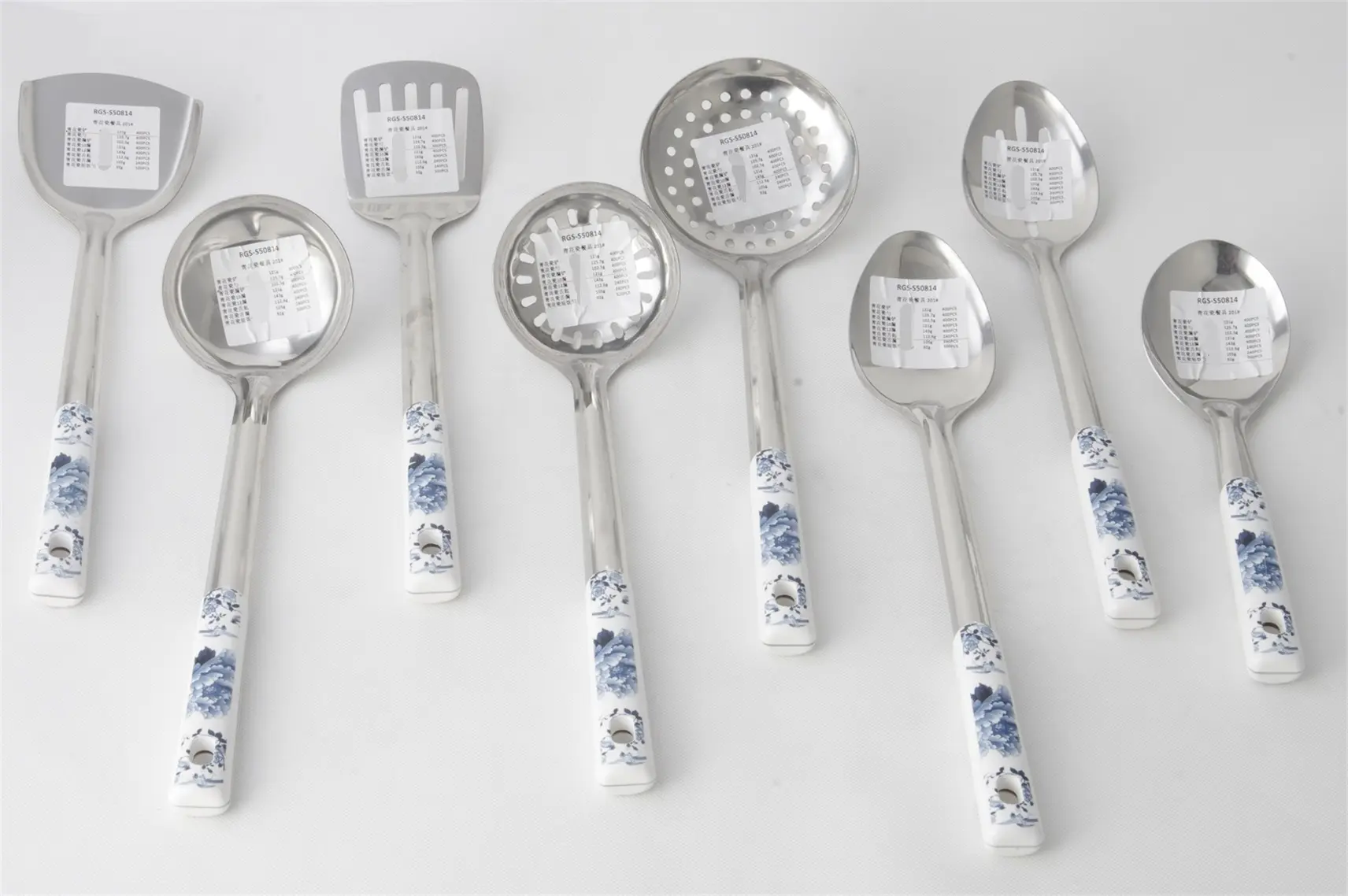 Evergreen Best stainless steel chinese soup spoon Supply for cooking 1