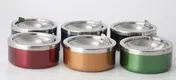 Evergreen New stainless steel cigarette ashtray Supply for cooking 1