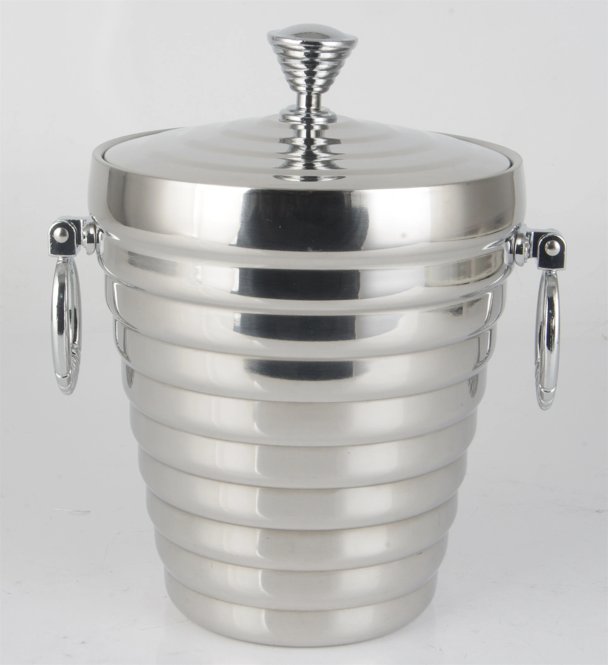 STAINLESS STEEL BRIGHT ICE BUCKET WINE BUCKET RGS-I032 1