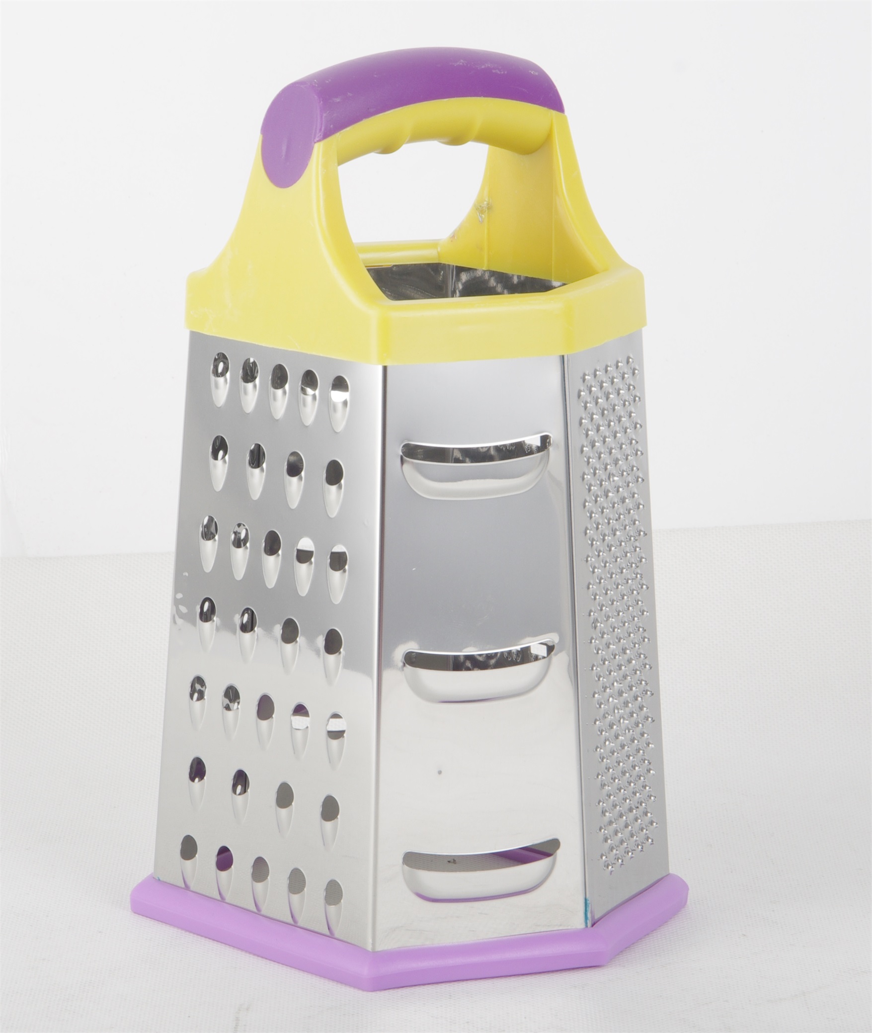 STAINLESS STEEL DOUBLE COLOR GRATER WITH SIX SIDES RGS-ZG8613 1