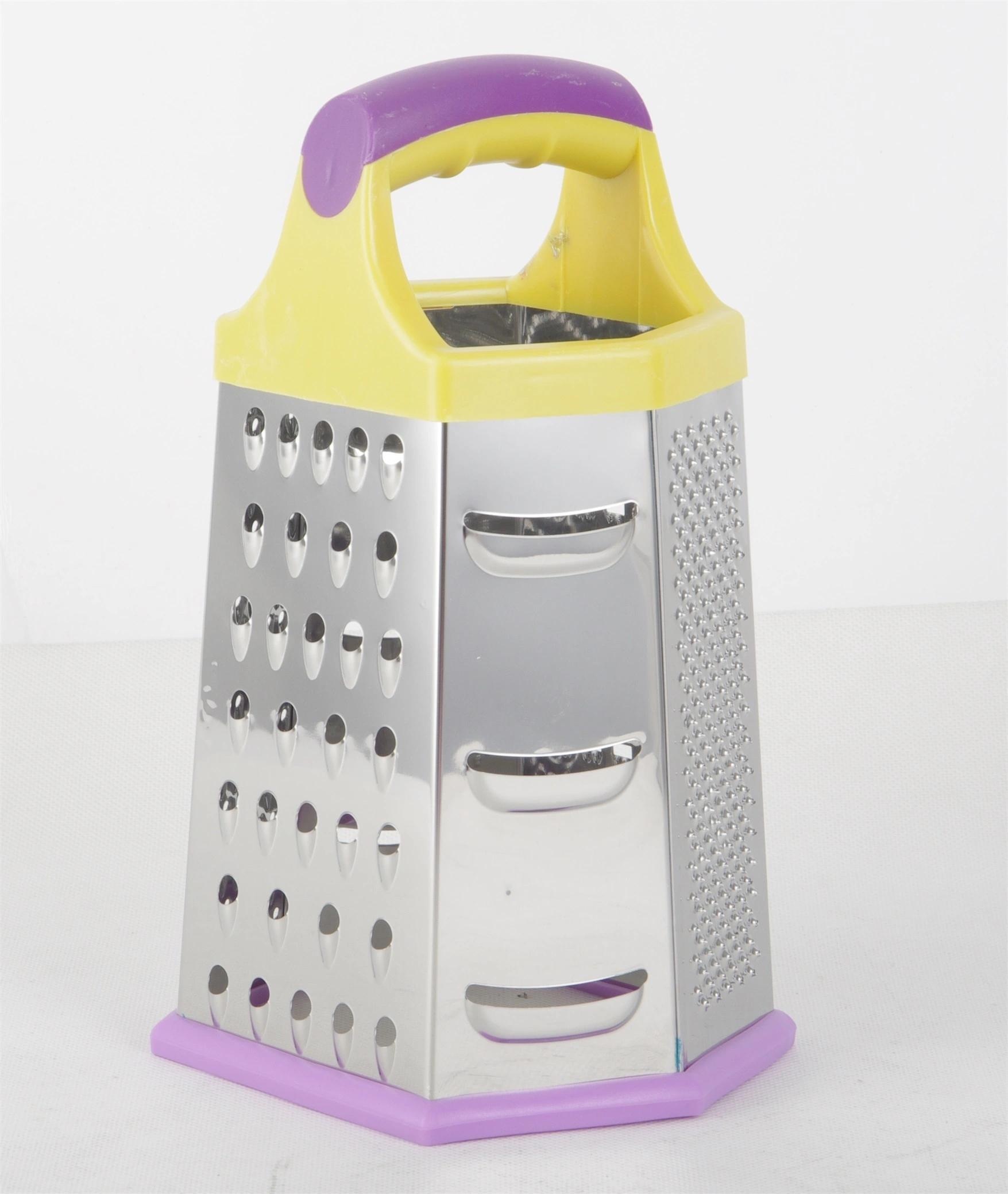 STAINLESS STEEL DOUBLE COLOR GRATER WITH SIX SIDES RGS-ZG8613 1