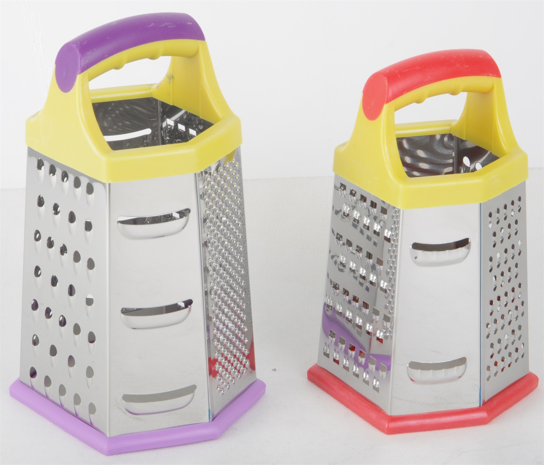 STAINLESS STEEL DOUBLE COLOR GRATER WITH SIX SIDES RGS-ZG8613 2