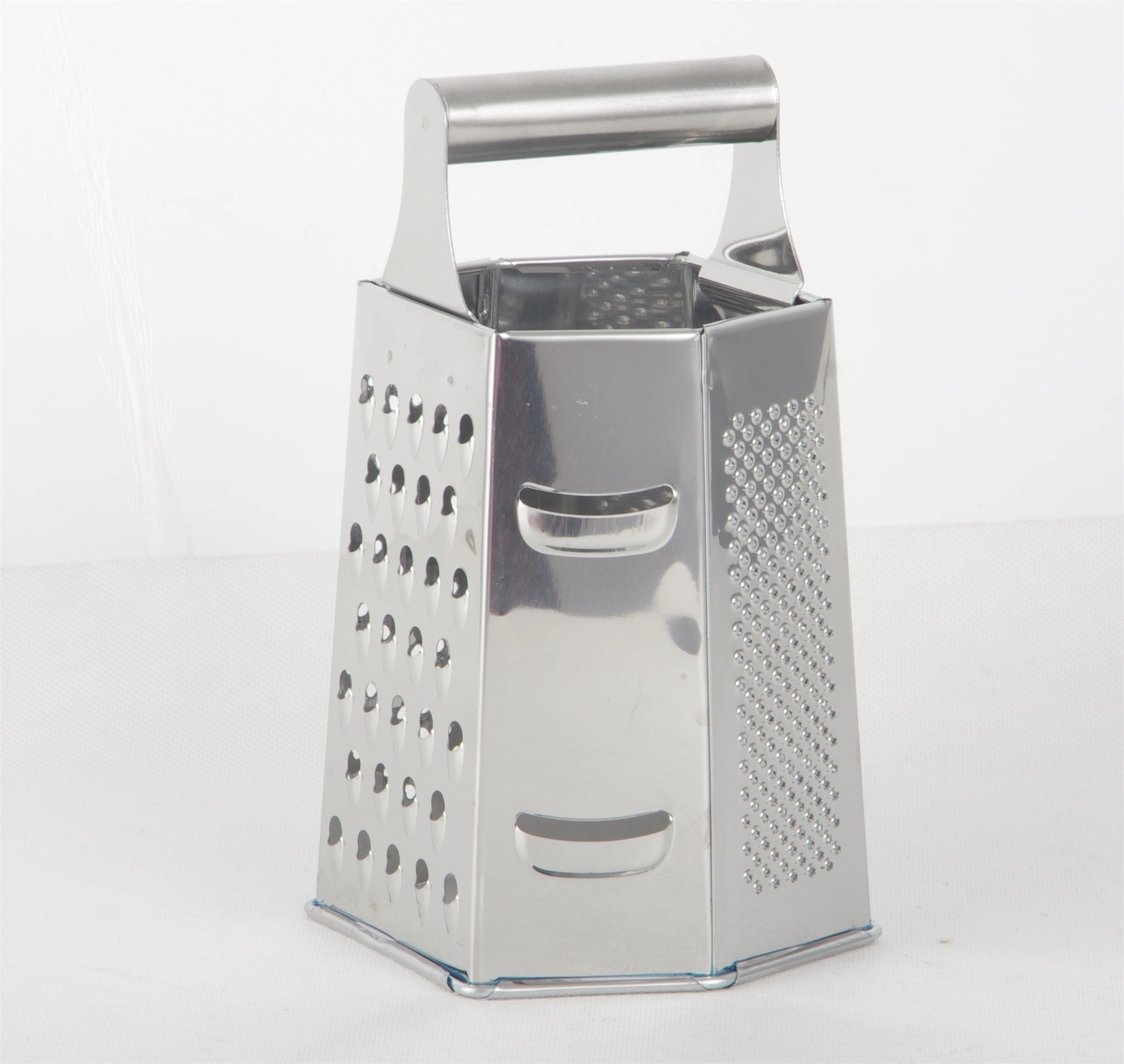 STAINLESS STEEL GRATER(SIX SIDES) WITH STEEL HANDLE  RGS-ZG8614 1