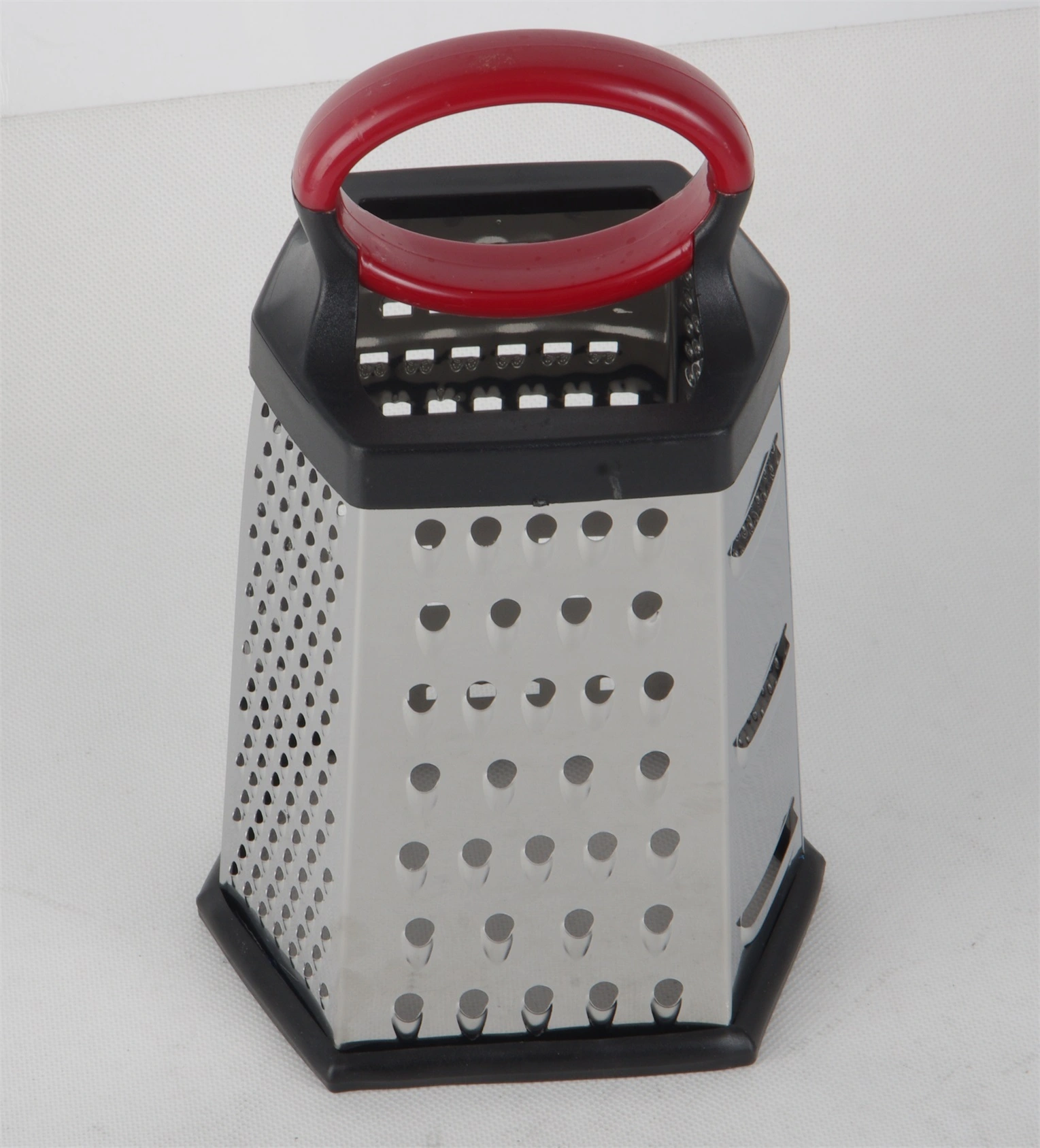 STAINLESS STEEL GRATER,FRUIT PLANER WITH RED RING HANDLE RGS-ZG8620 1
