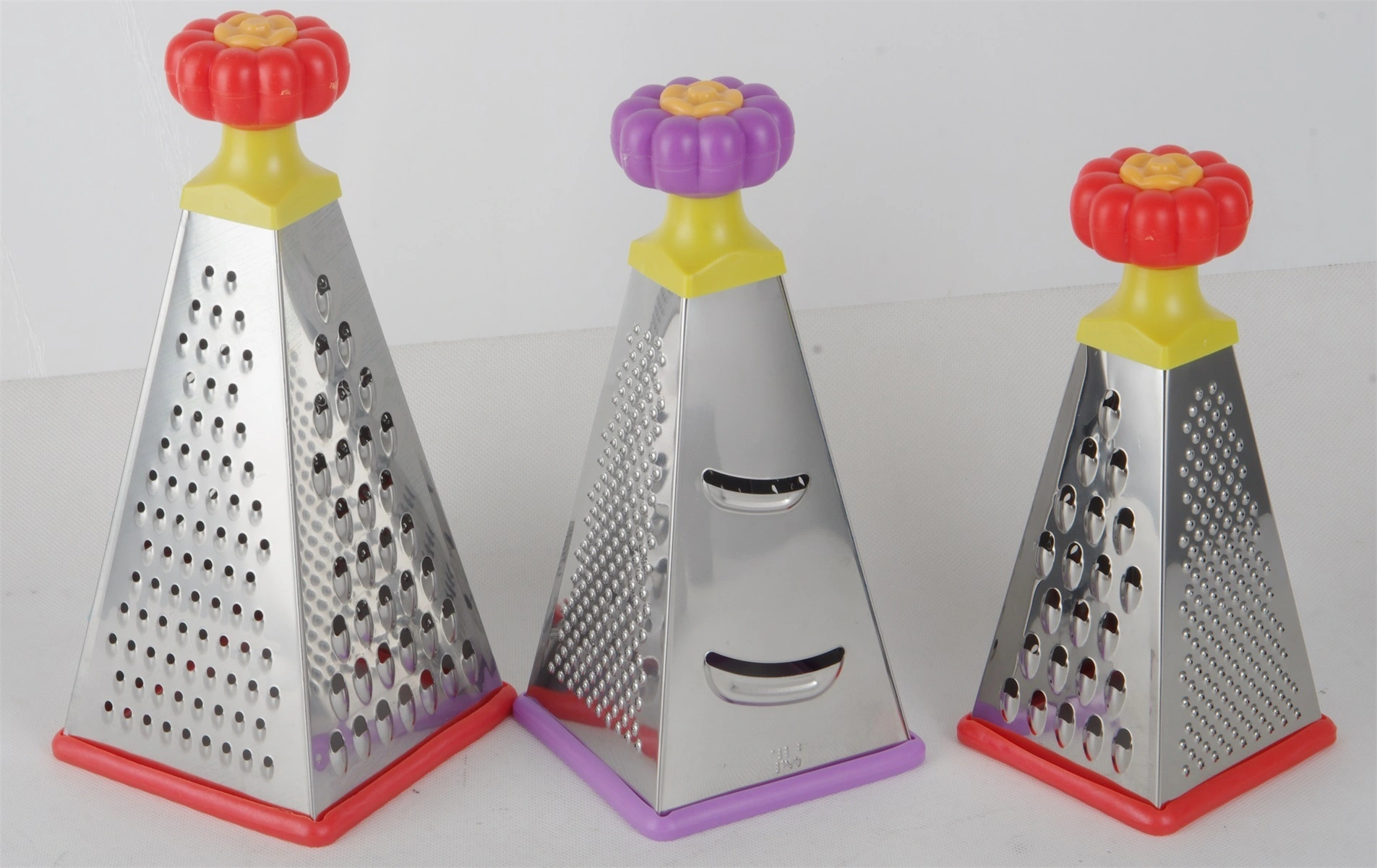 STAINLESS STEEL COLORFUL TOWER TYPE GRATER FROM CHINESE FACTORY RGS-ZG8624 1
